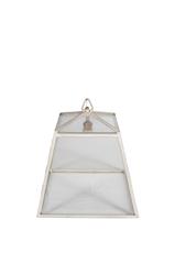 Trapezoidal Glass and Metal Frame Herve Baume Lanterns