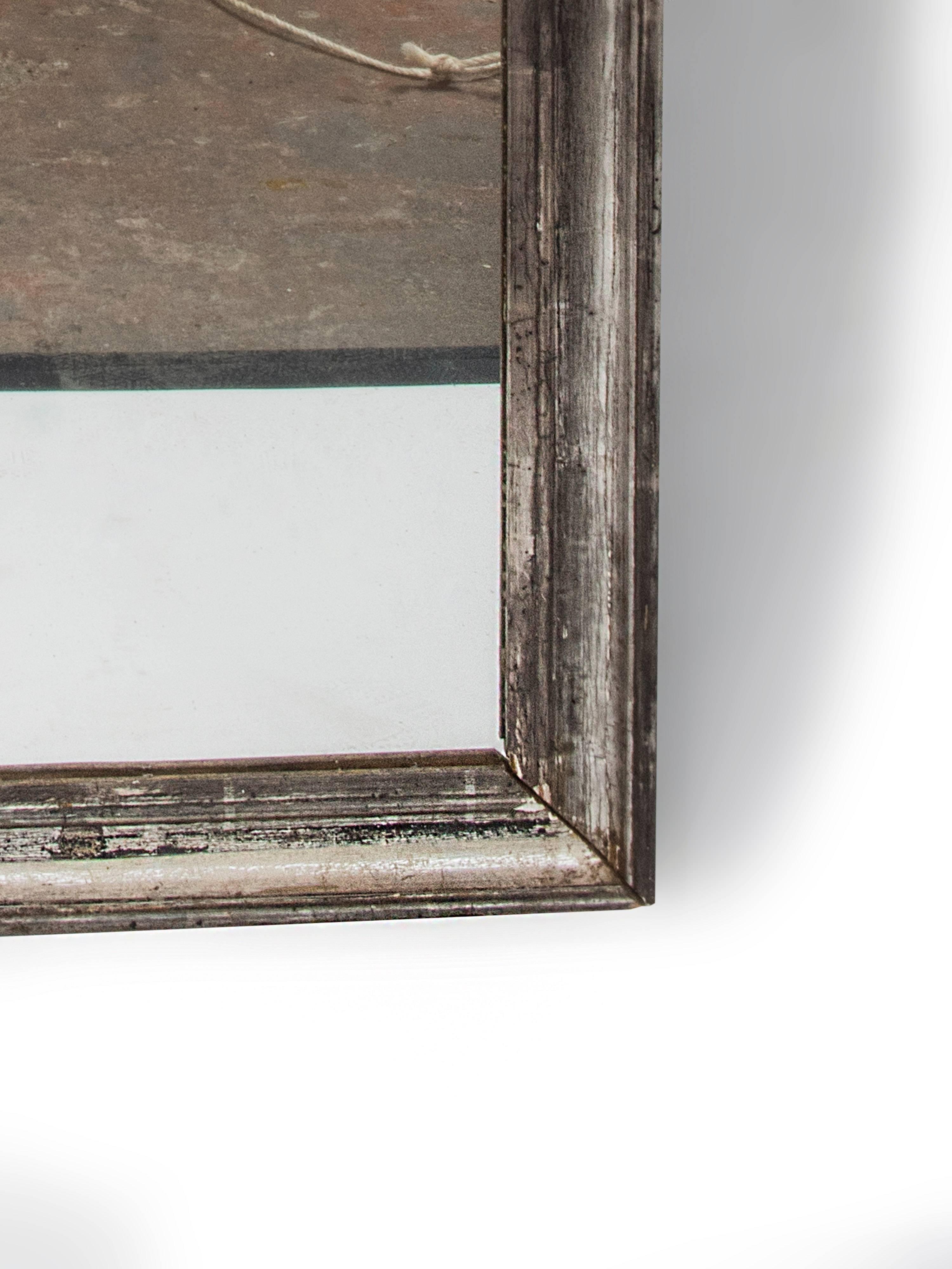 Rectangular Silver Gilt Mirror-Sold in Shop Christian Z In Good Condition In Washington, DC