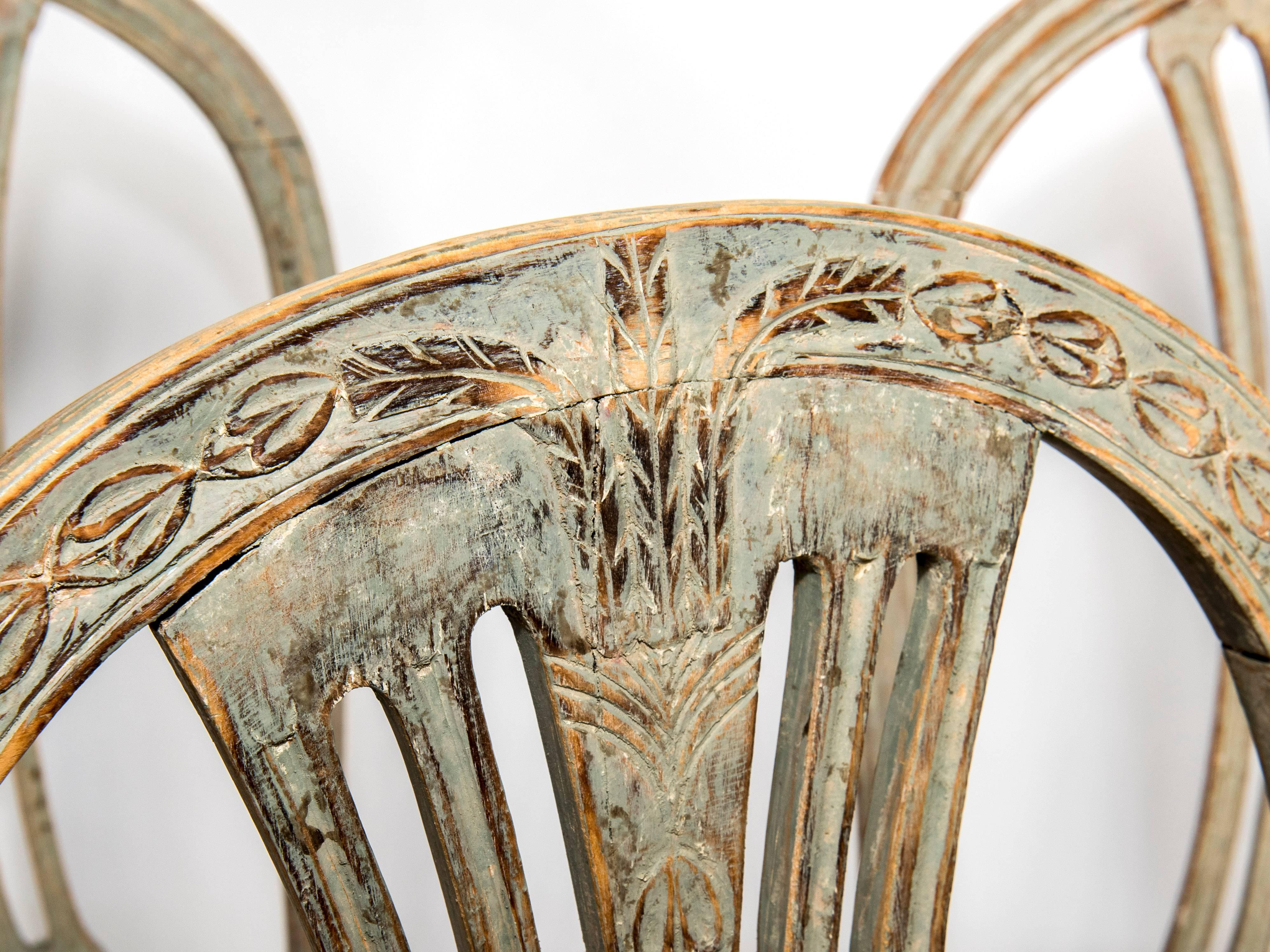 Set of Six Gustavian Chairs In Good Condition In Washington, DC