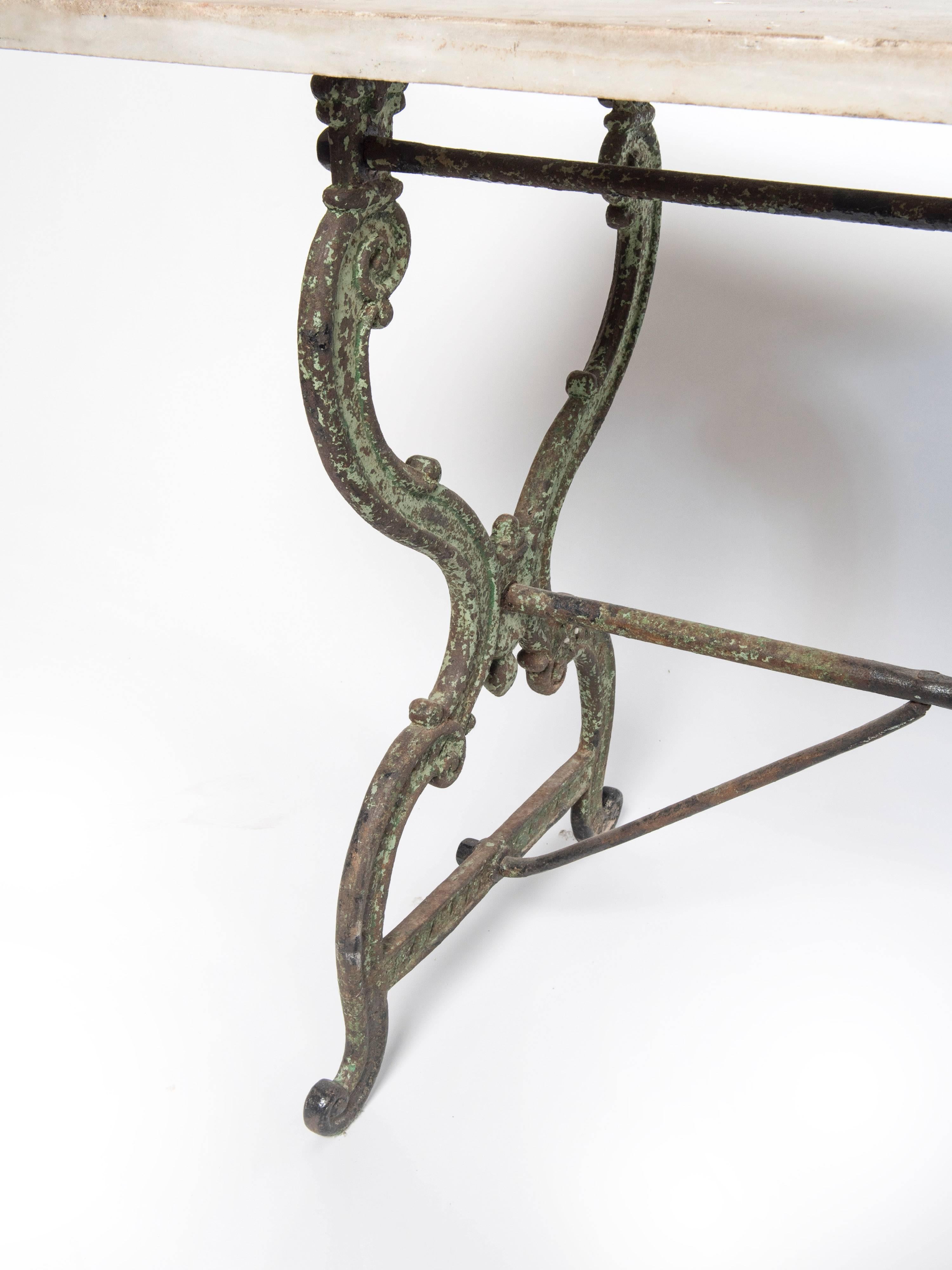 cast iron console table