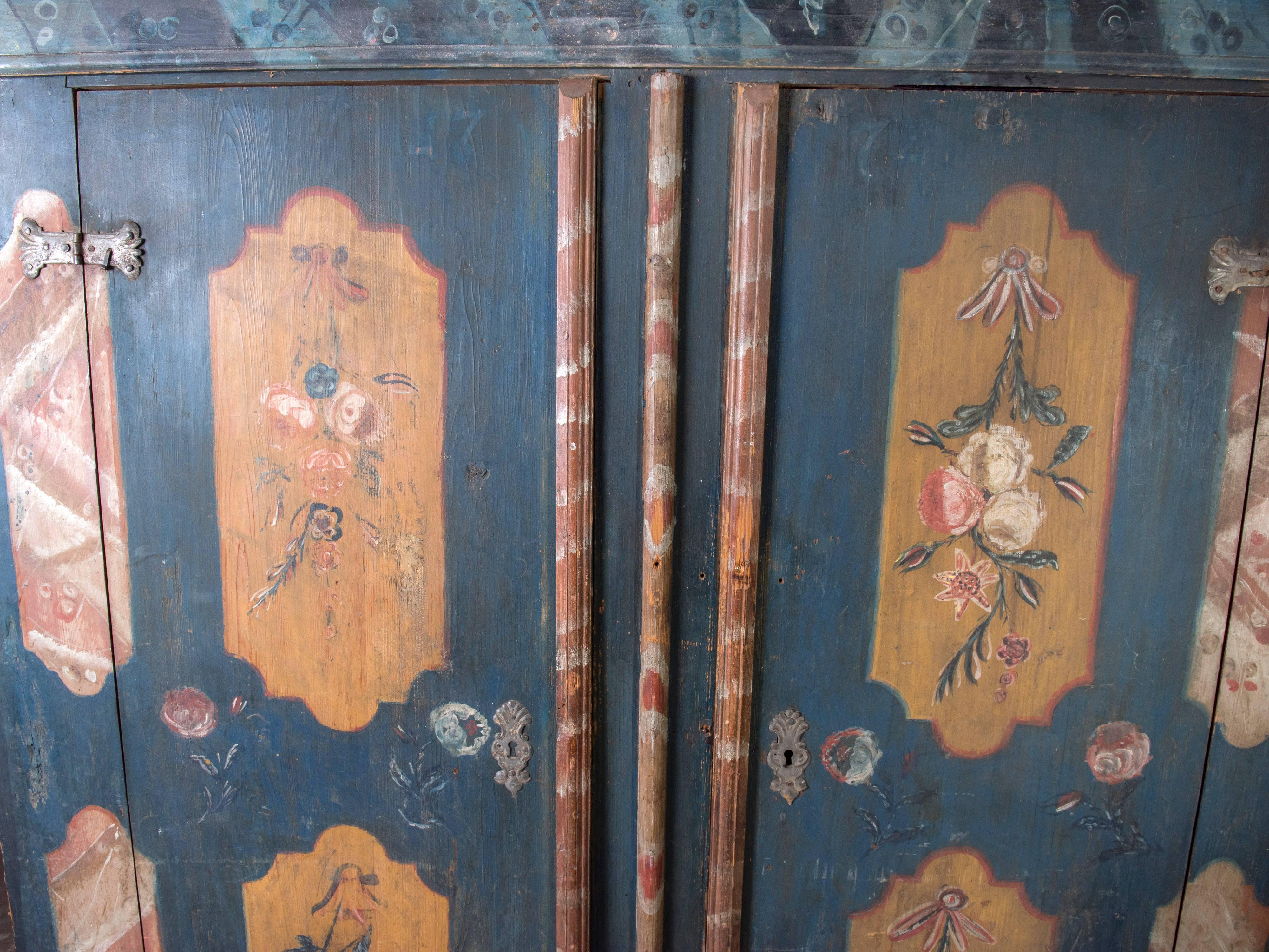Painted Bohemian Armoire 3