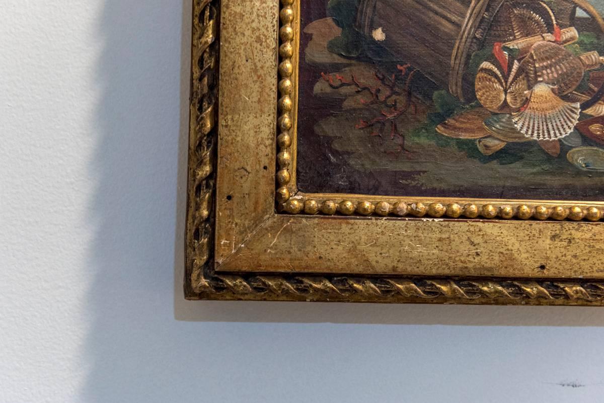 Petite peinture à l'huile italienne Bon état - En vente à Washington, DC