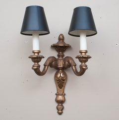 Pair of Neoclassical Style Giltwood Sconces