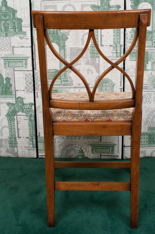 Set of Eight Regency Style Dining Chairs, England, circa 1945 4