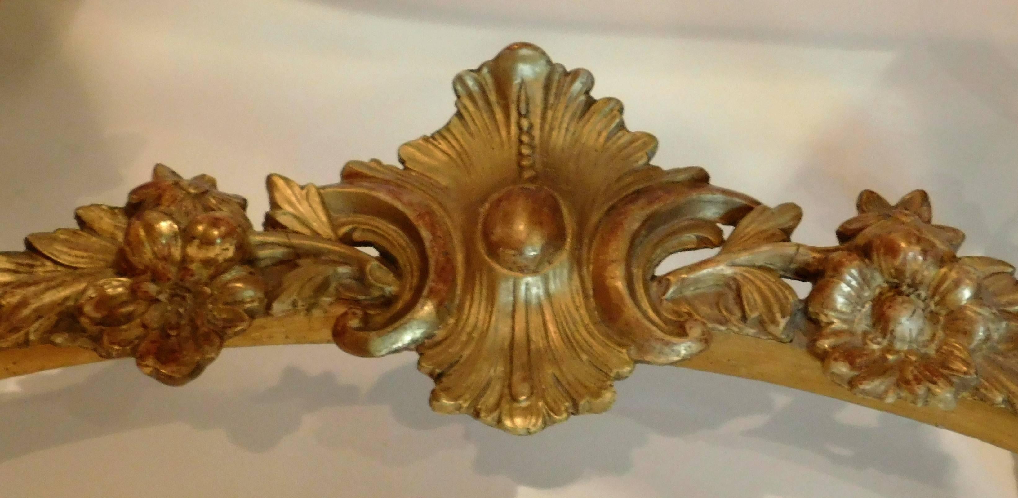 Louis XV Style Giltwood Console 3