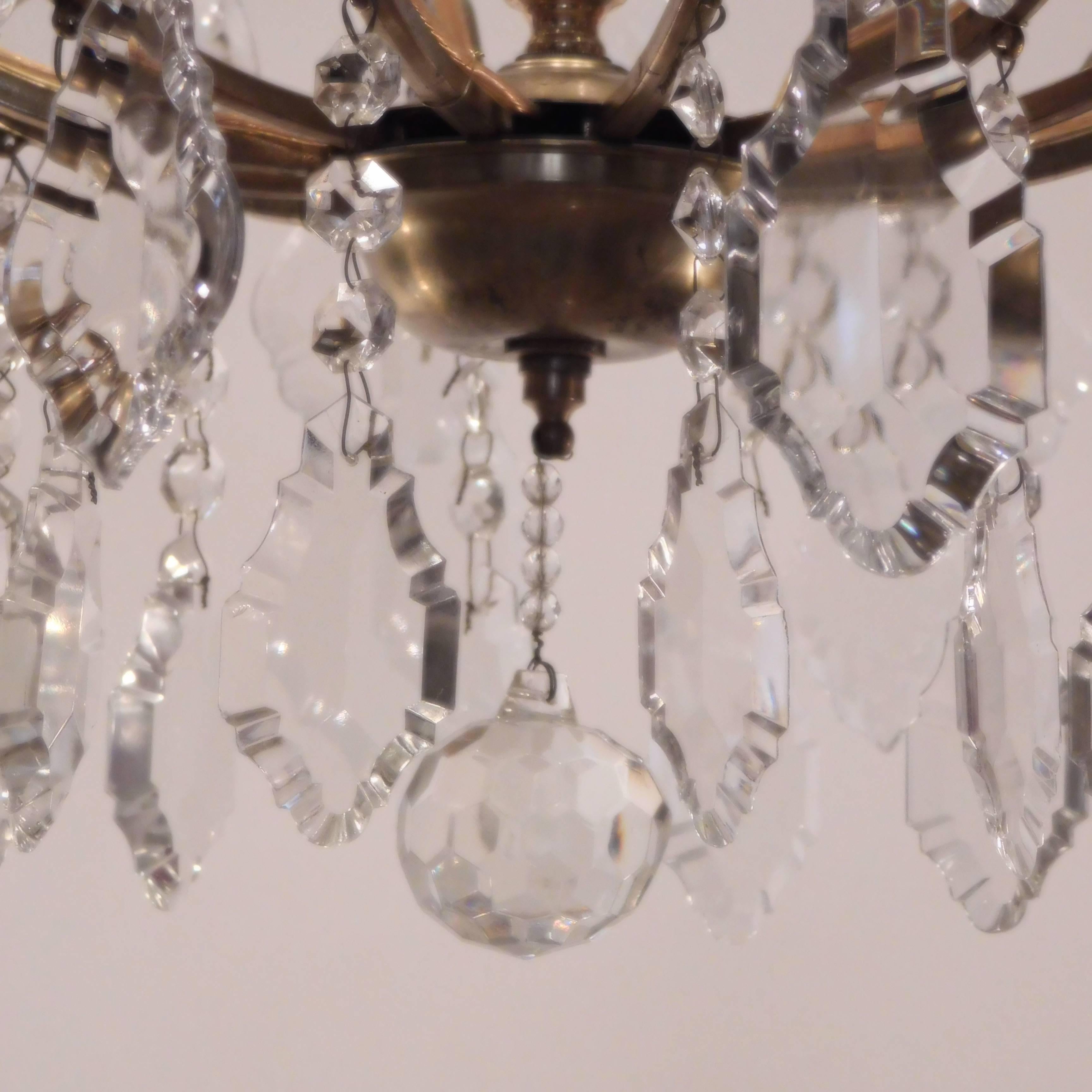 Louis XV Style Six-Light Chandelier, France In Excellent Condition In Alexandria, VA