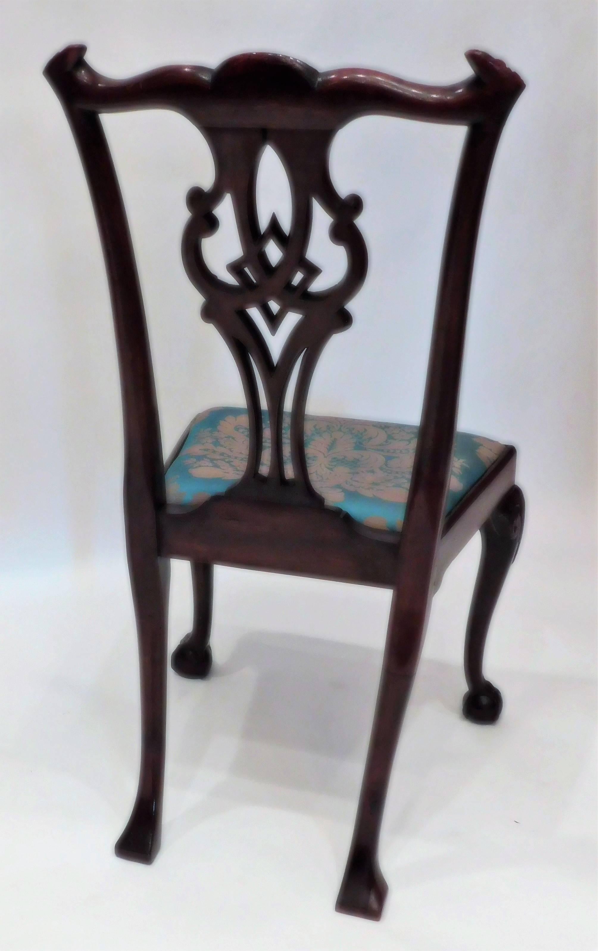 Set of Six Chippendale Style Chairs, circa 1795 3