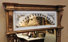 Neoclassical Églomisé Panel Mirror, circa 1800
