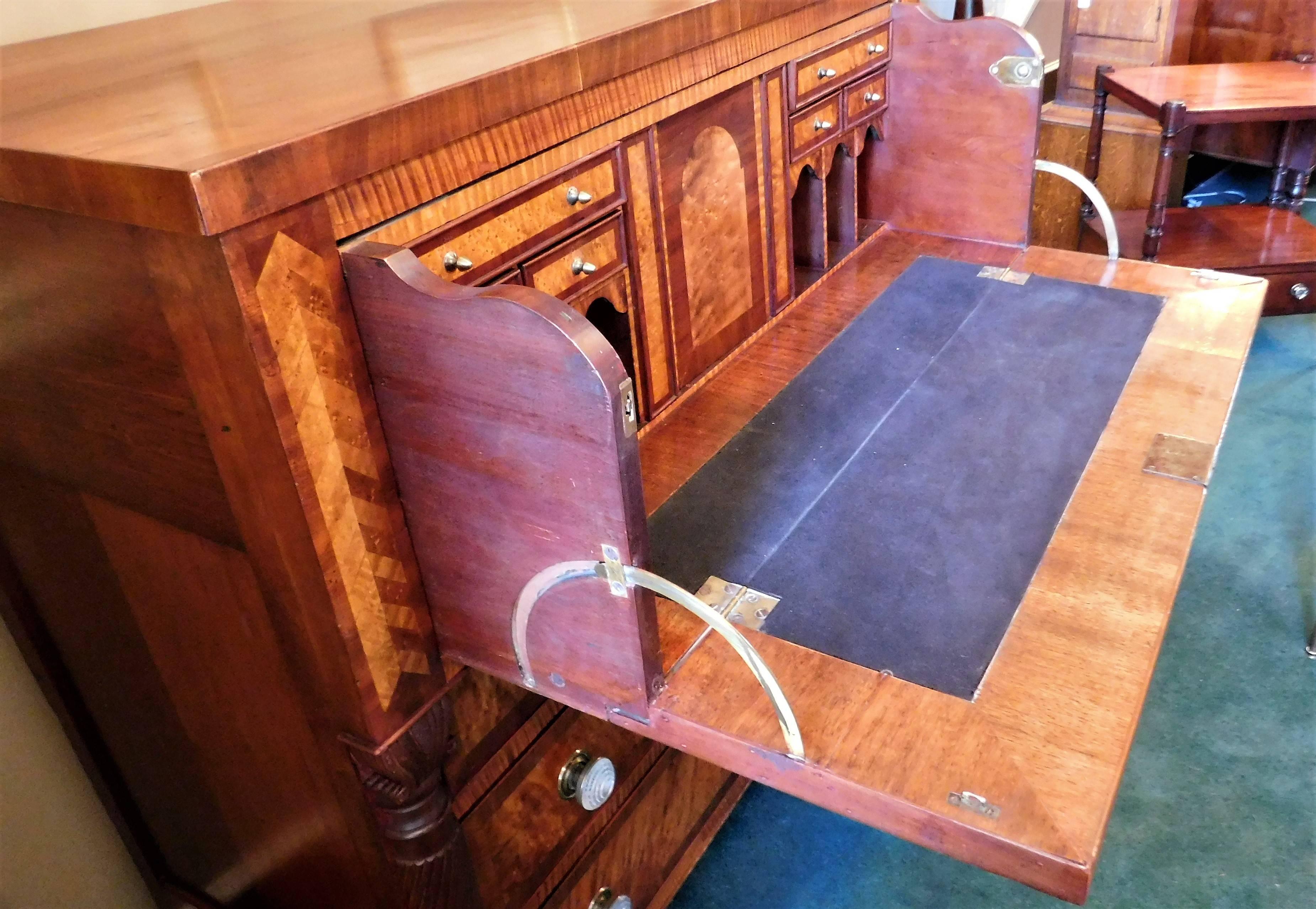 American Empire High Style Butler's Desk
