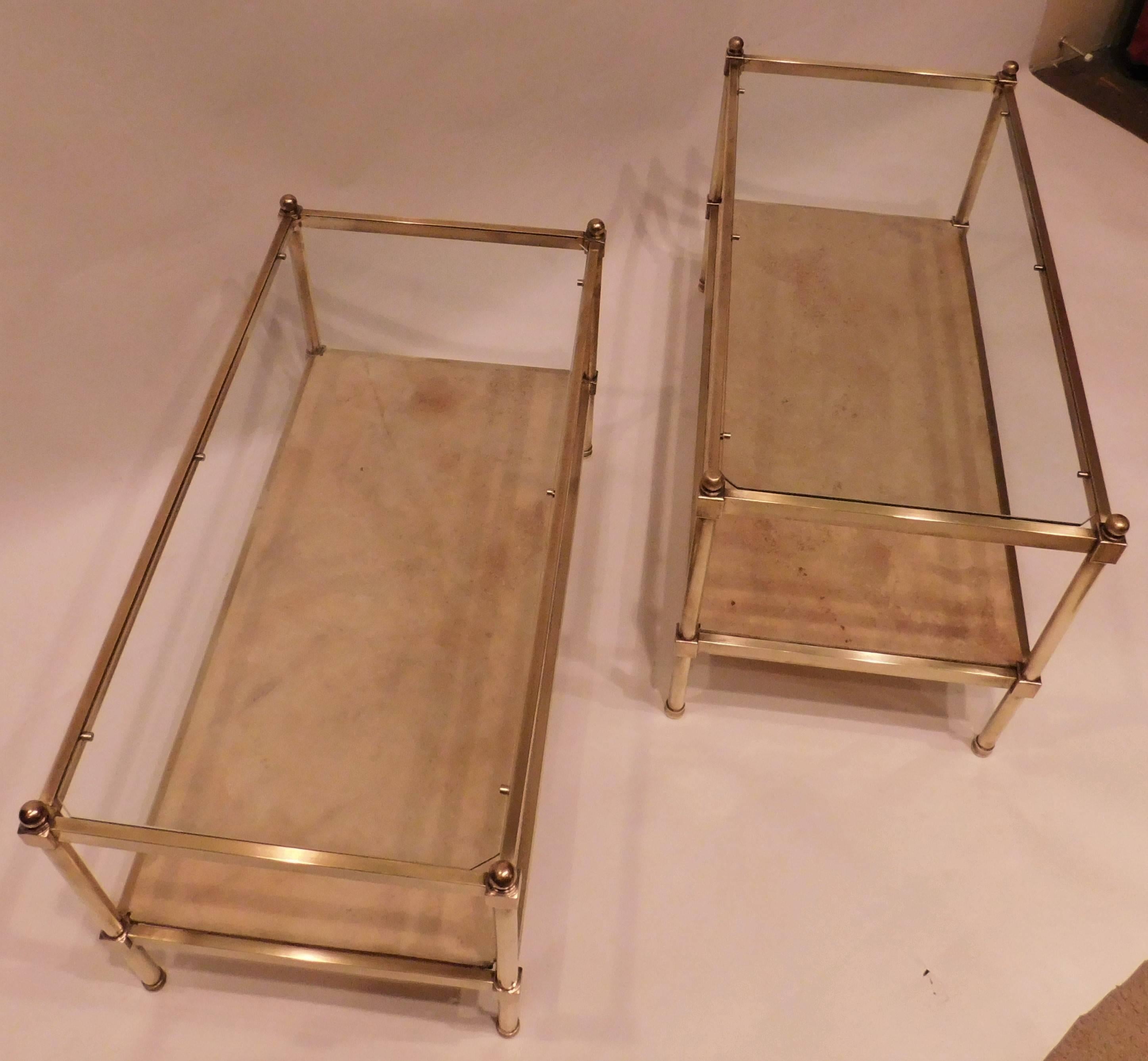 Neoclassical Style Coffee Tables, France, circa 1940 In Good Condition For Sale In Alexandria, VA