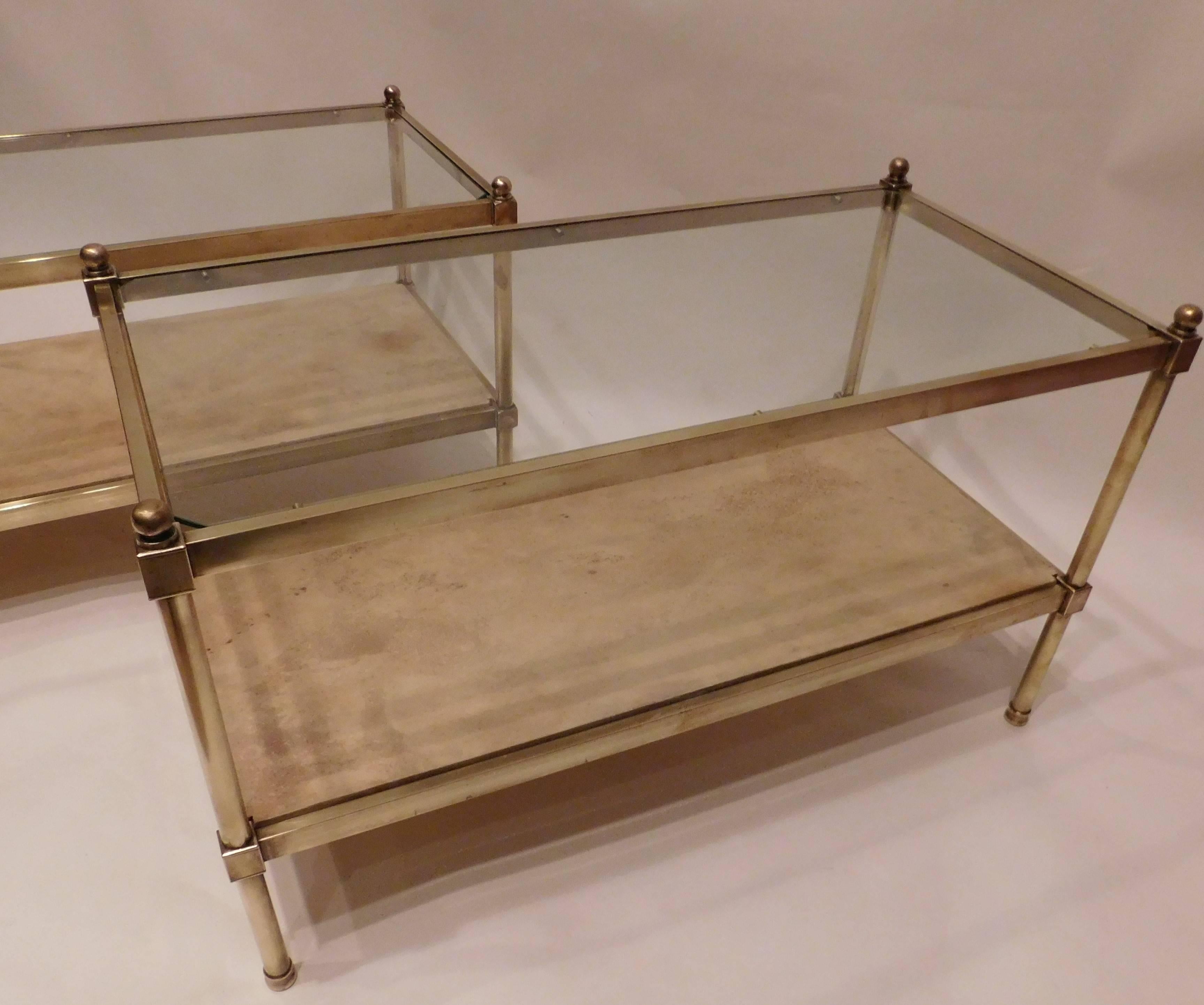 Neoclassical Style Coffee Tables, France, circa 1940 For Sale 2