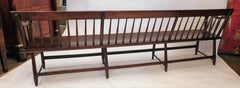 Painted Pennsylvania Long Bench, circa 1820