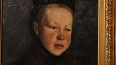 "Portrait of a Young Girl in Folk Costume", French School, circa 1880