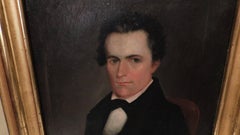 Small Portrait, Oil on Canvas, American, circa 1835