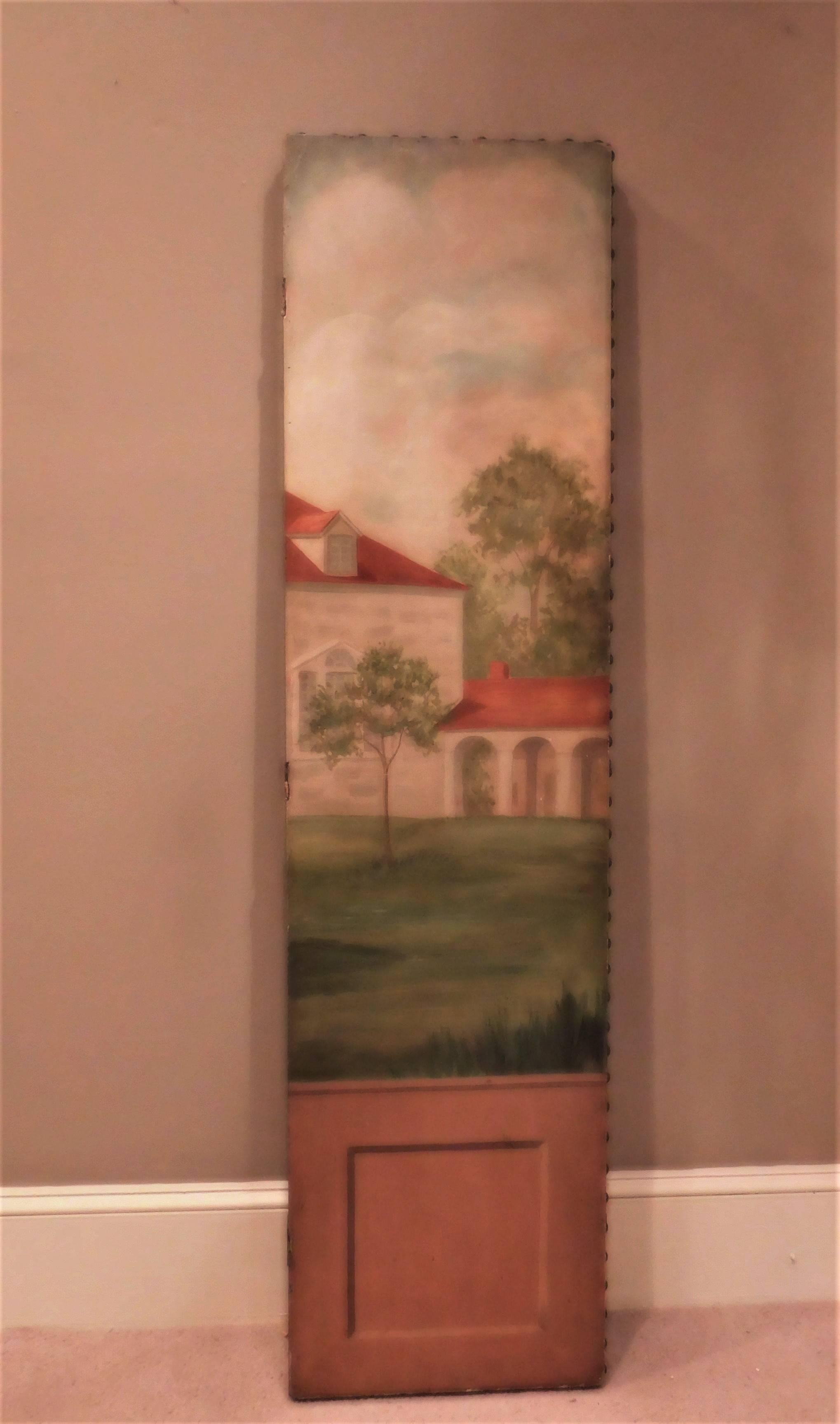 three panel painting