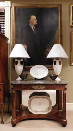 Napoleon III Marble-Top Empire Style Console, France, circa 1870