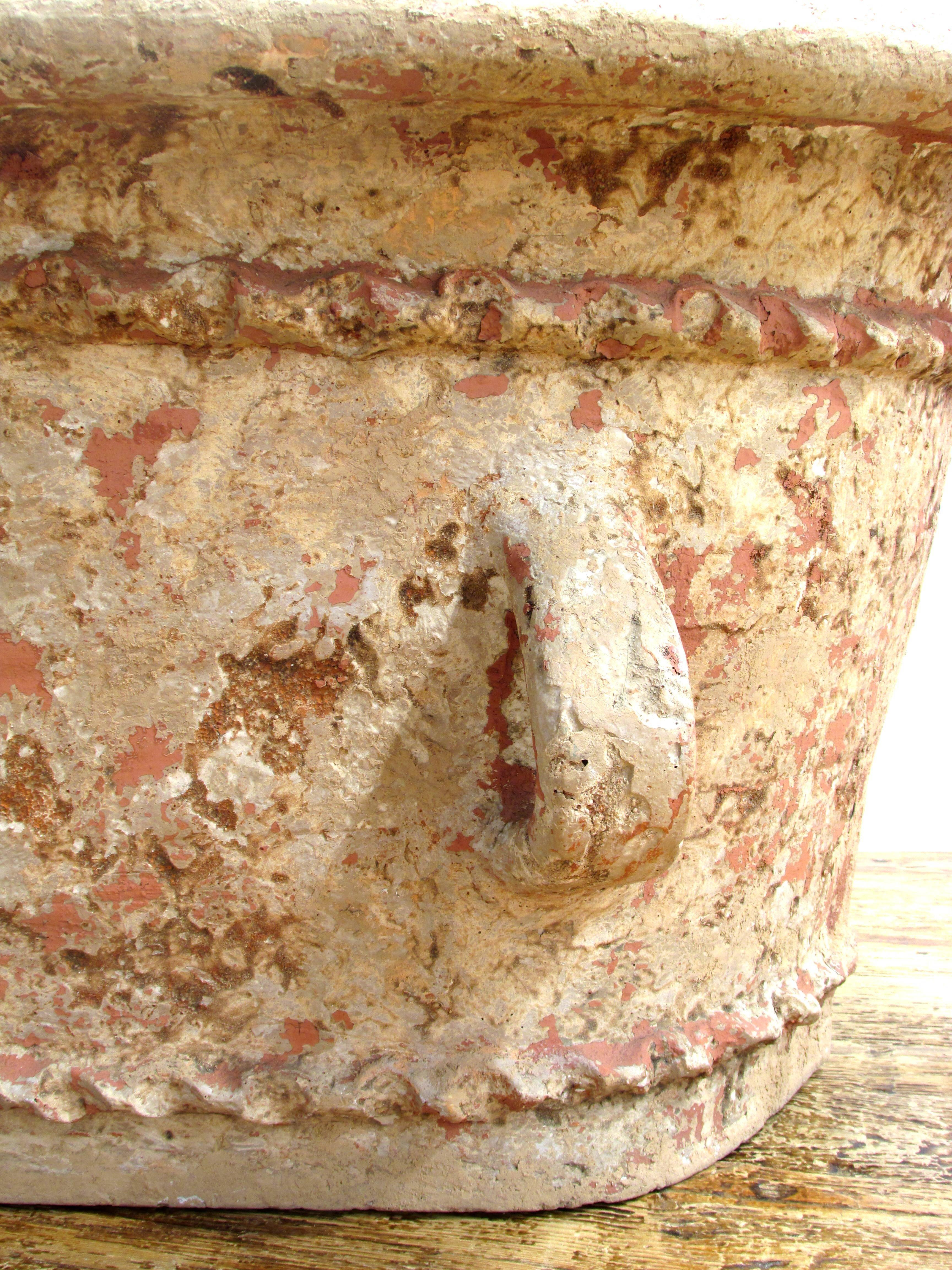 Faux Greek Terracotta Bathtub Planter 3