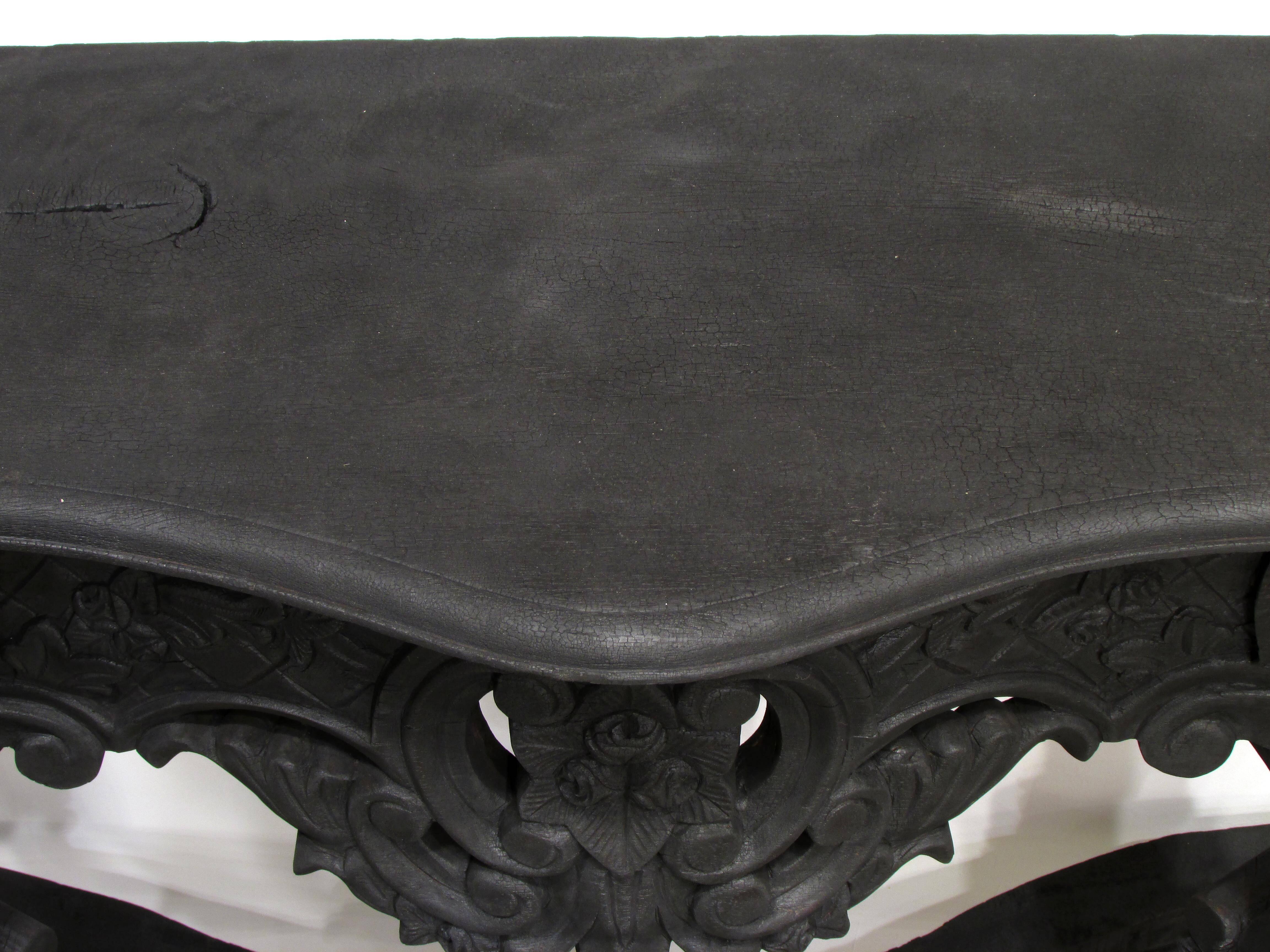 Charred Louis XV Style Console 3