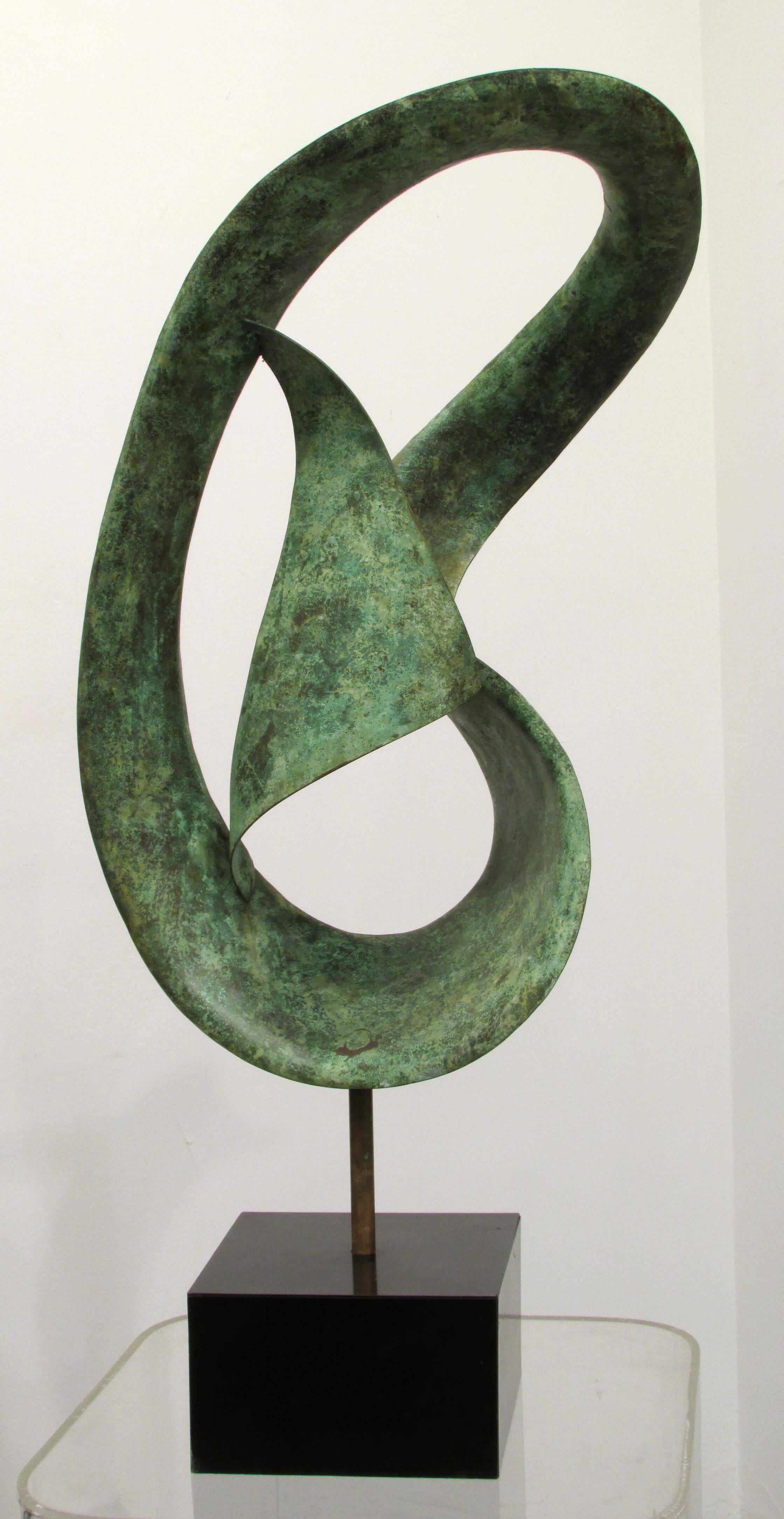 Mid-Century Modern Abstract Copper Sculpture