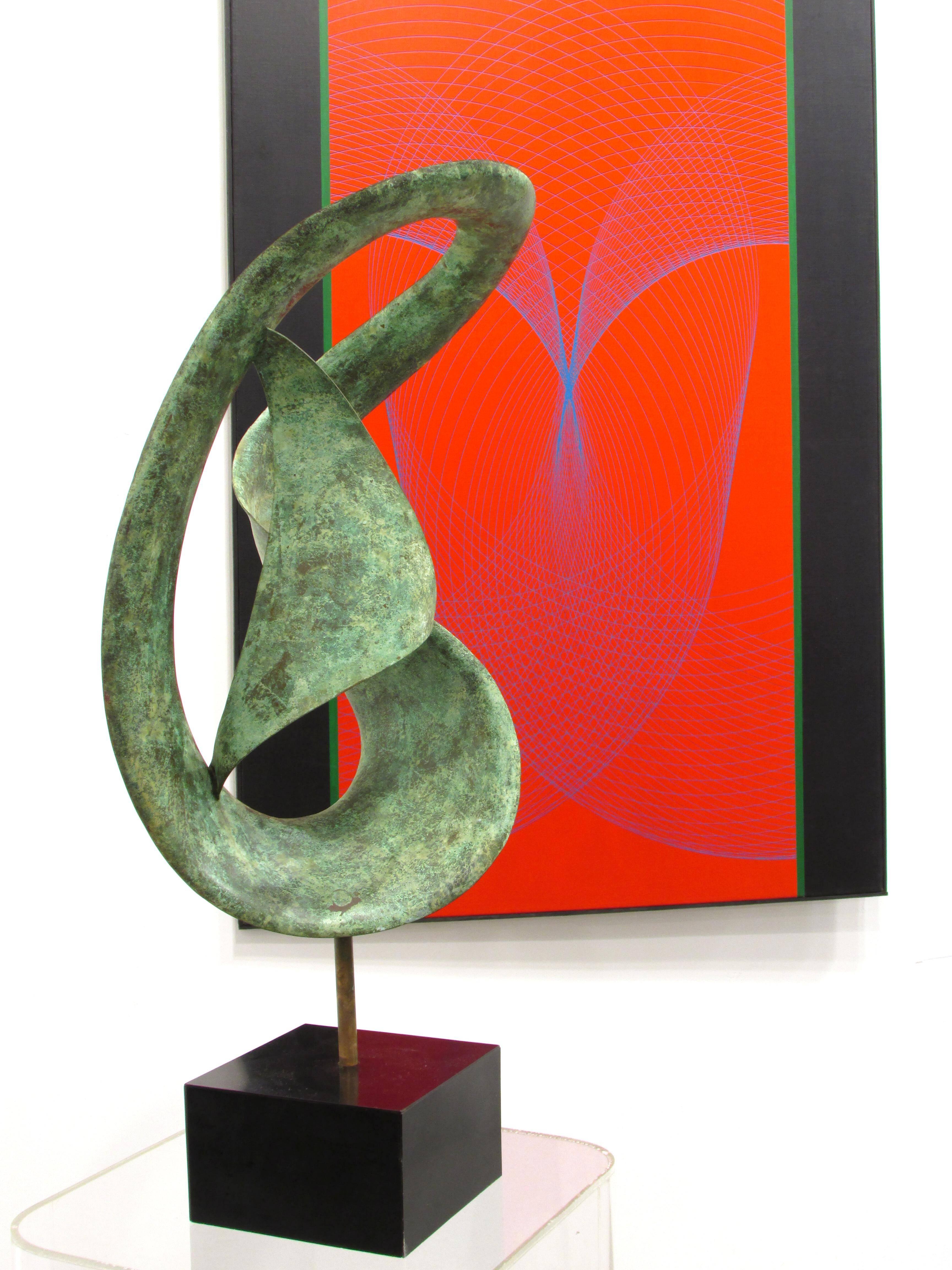 Abstract Copper Sculpture 4