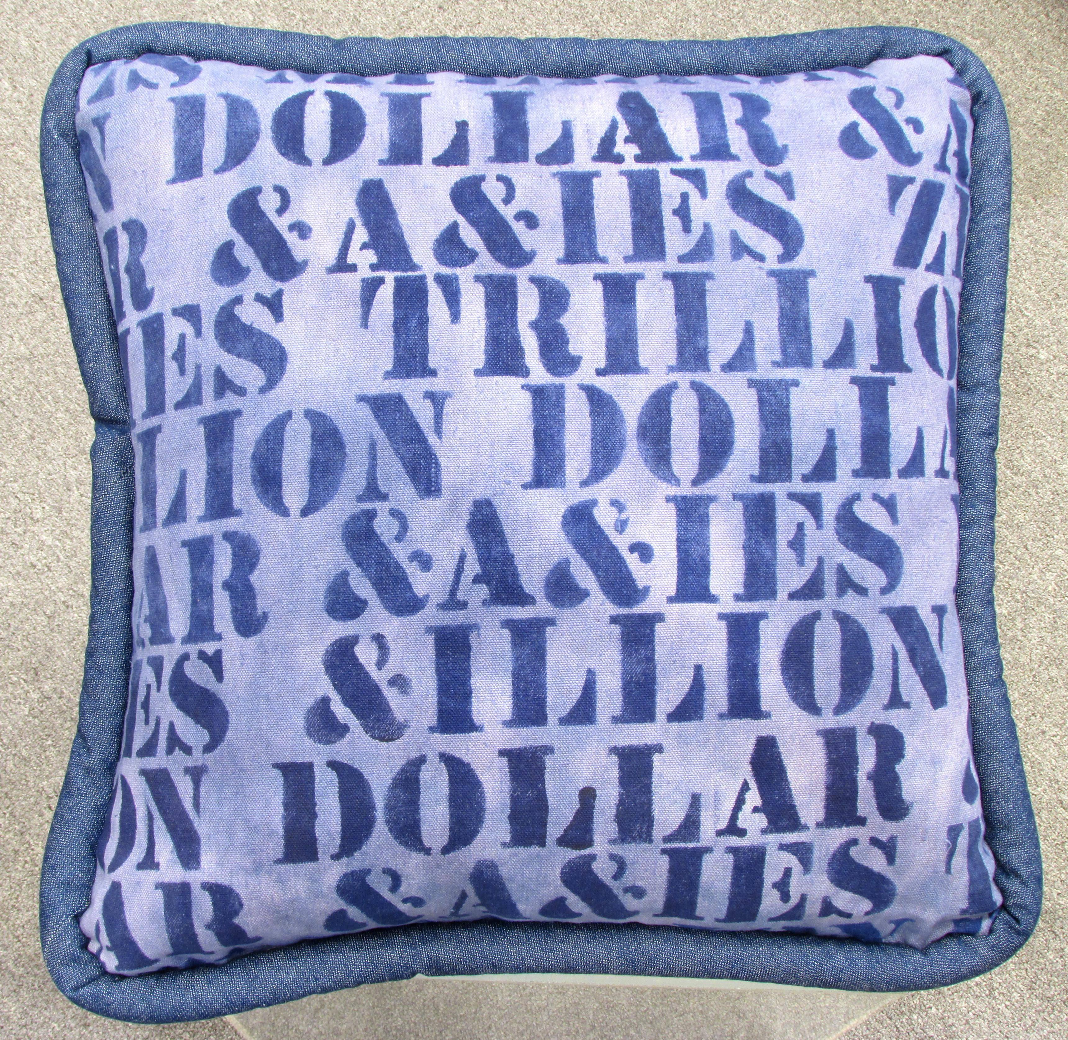 Painted Million Dollar Babies Pillow For Sale