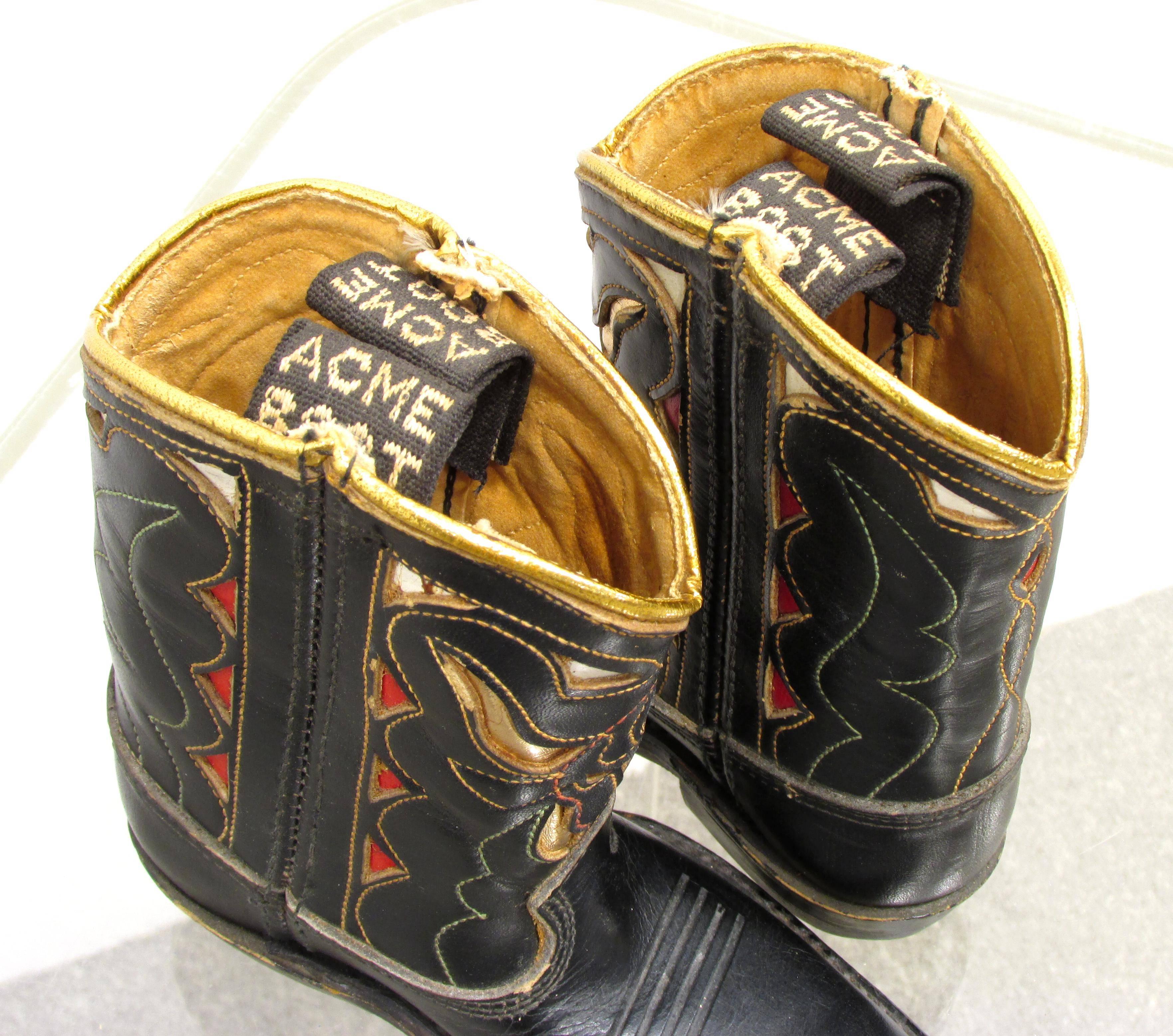 American Salesman Sample Miniature Cowboy Boots