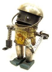 Camel Cigarettes Found Object Robot