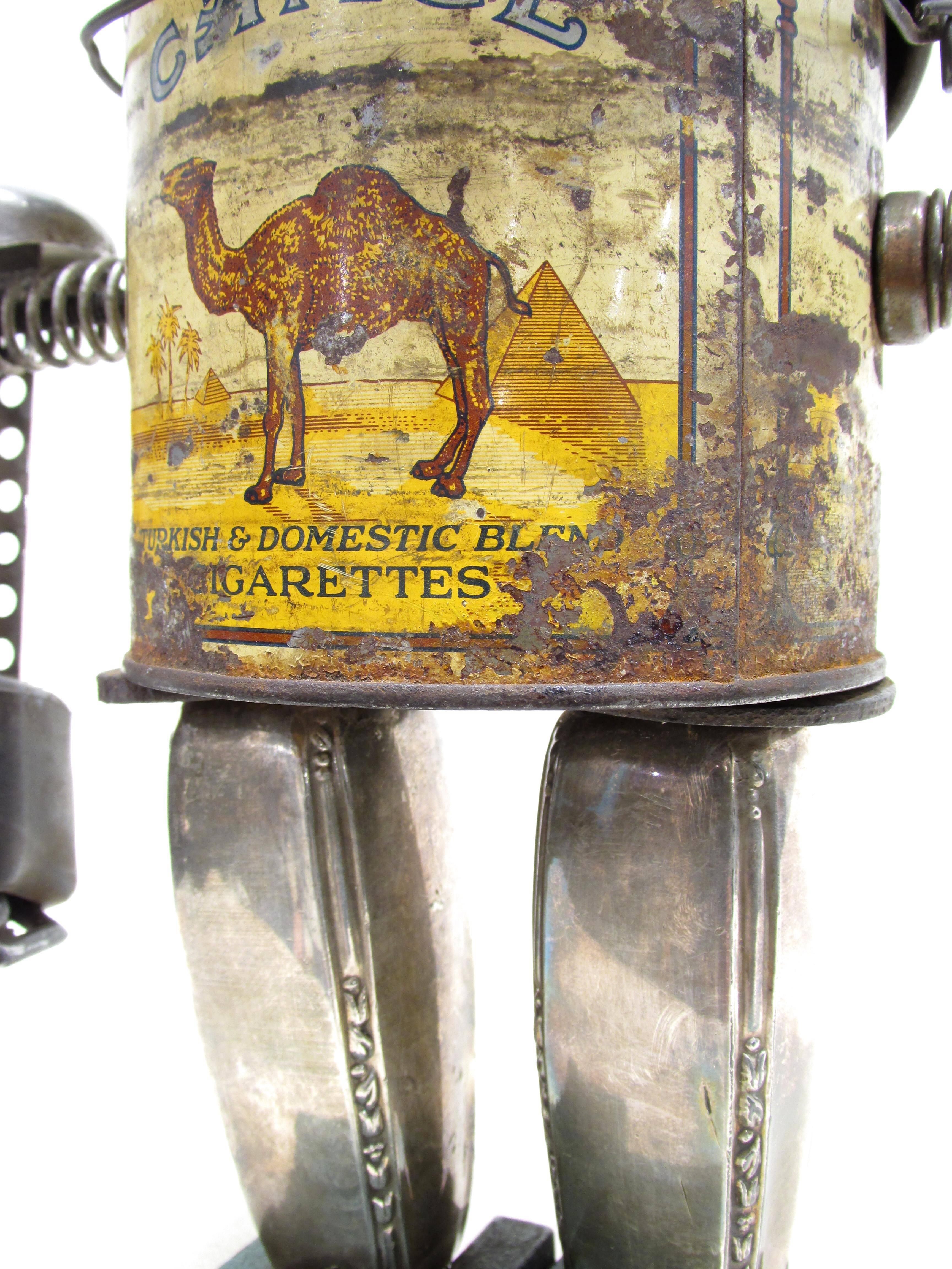 Camel Cigarettes Found Object Robot 3