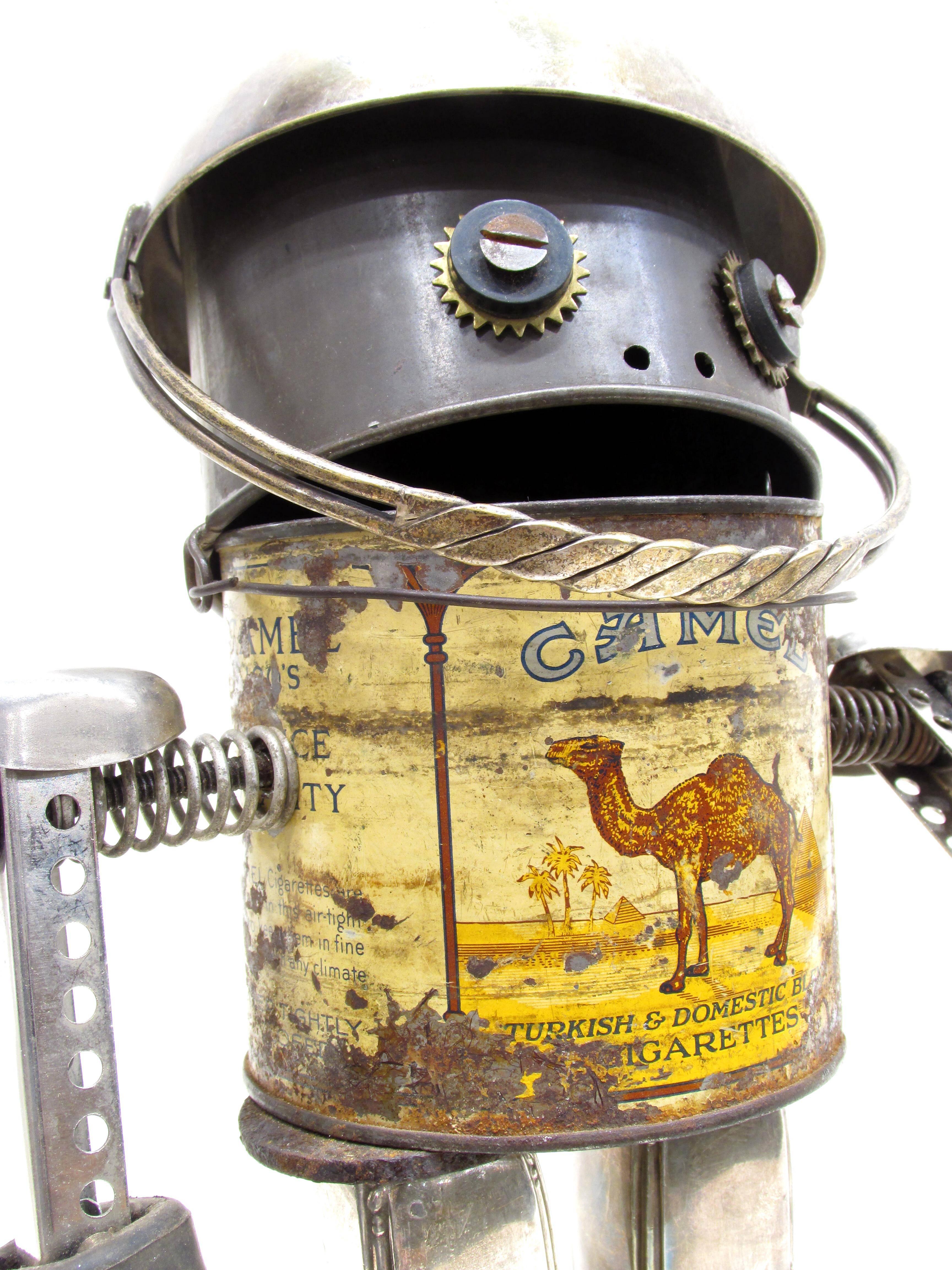 Camel Cigarettes Found Object Robot 1