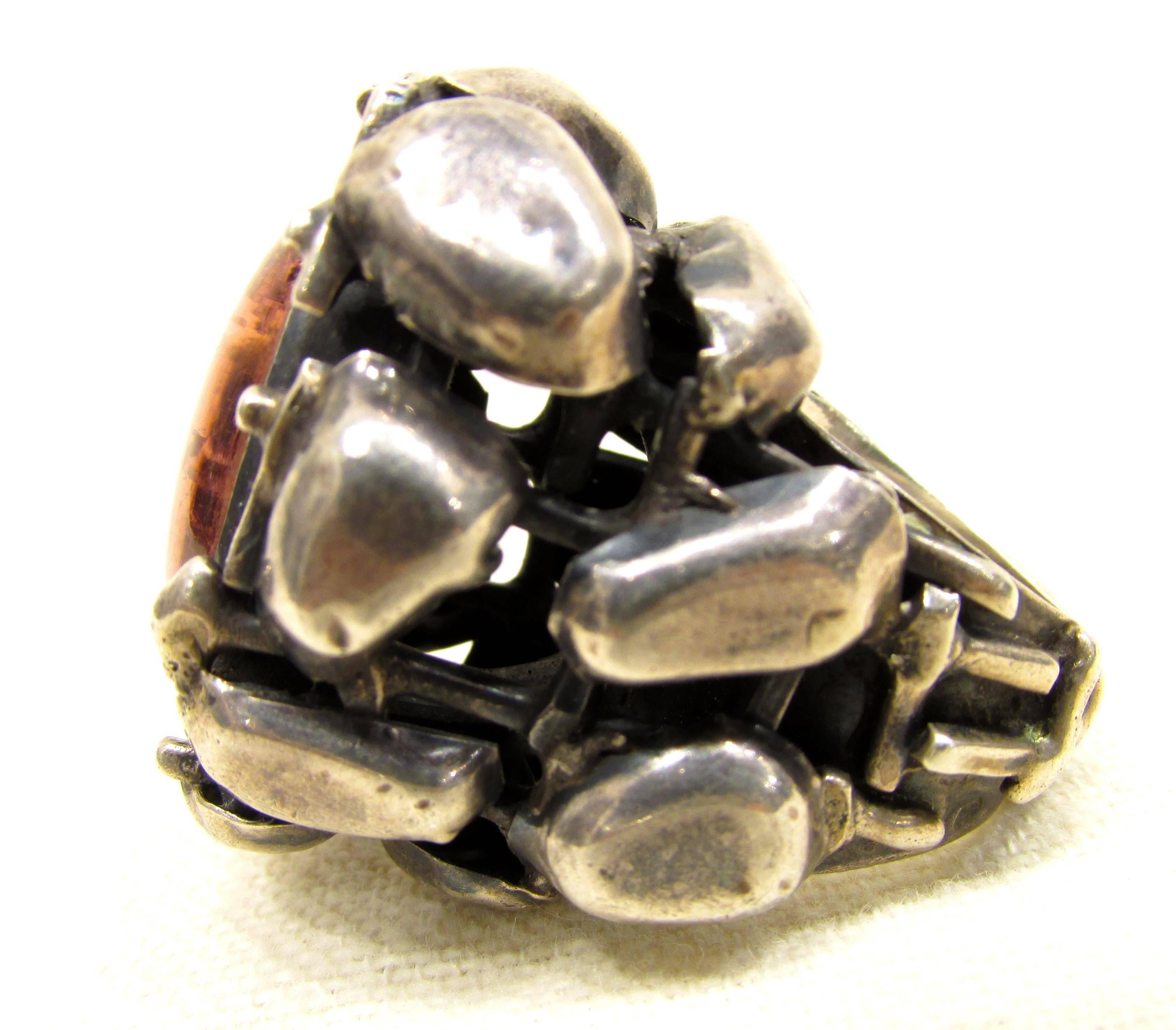 Rachel Gera Huge Modernist Ring In Excellent Condition In High Point, NC