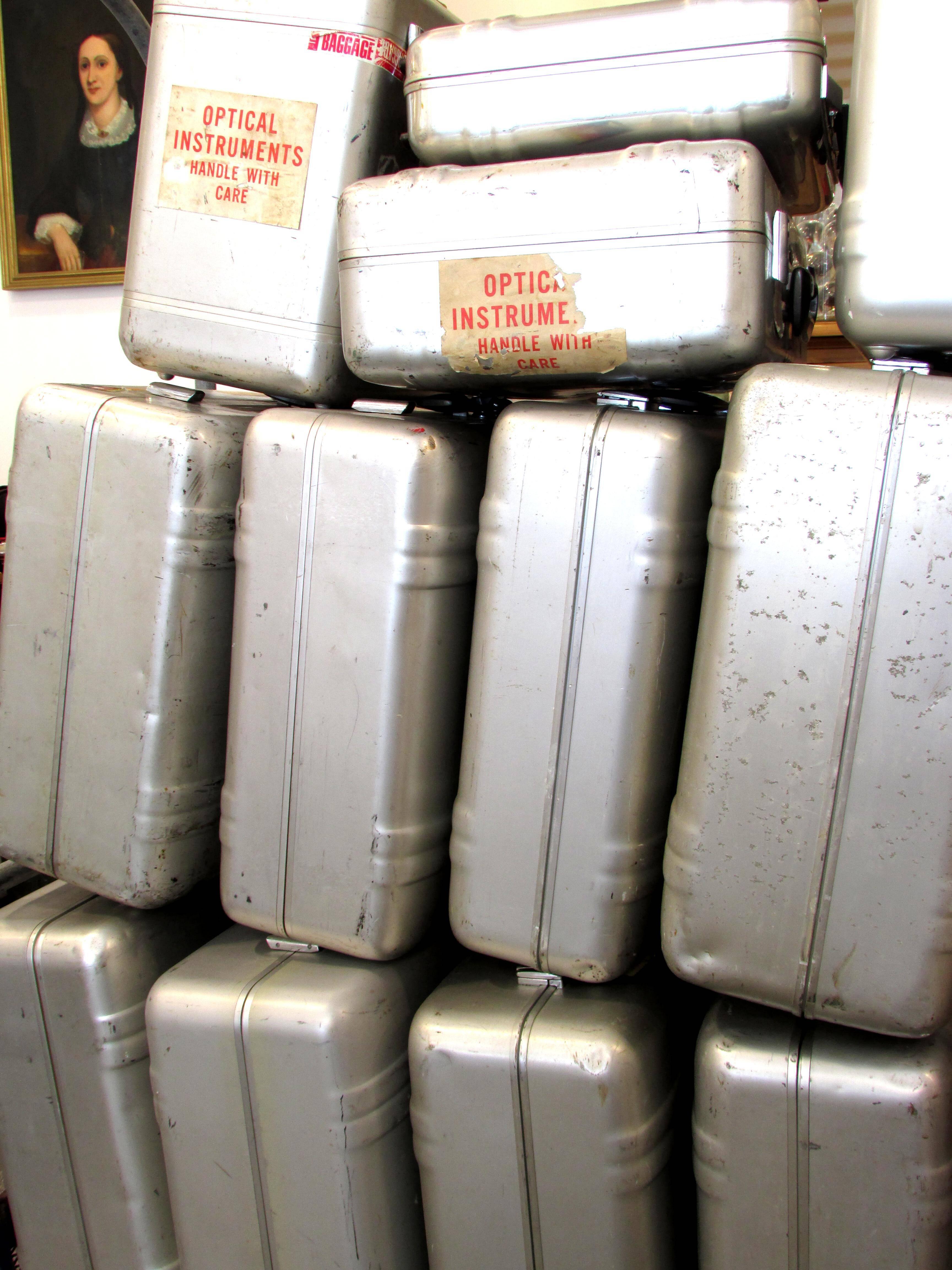 Collection of Vintage Zero Halliburton Aluminium Luggage In Good Condition In High Point, NC