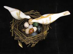 Bird Nest Sculpture by Curtis Jere