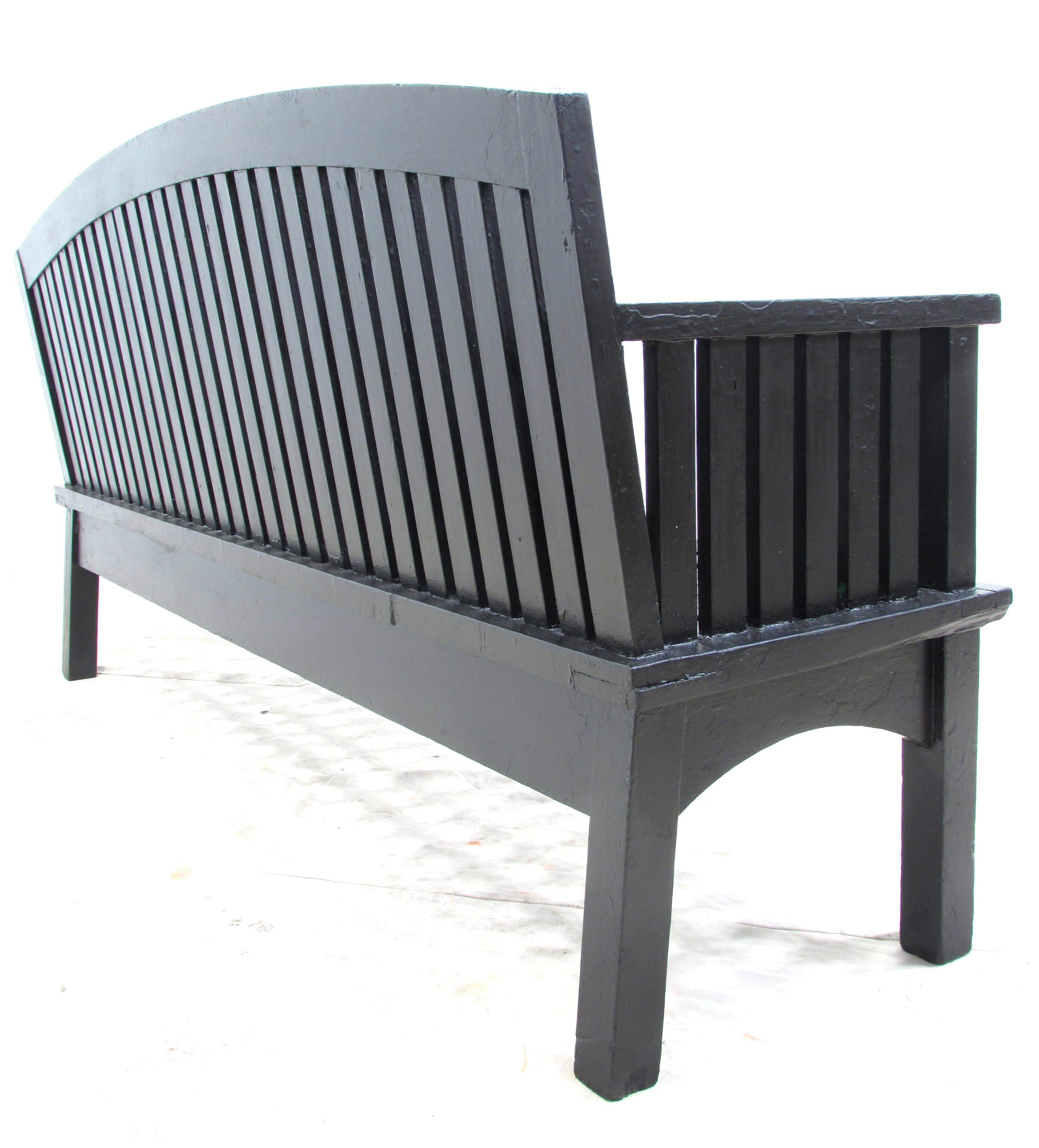 long garden bench