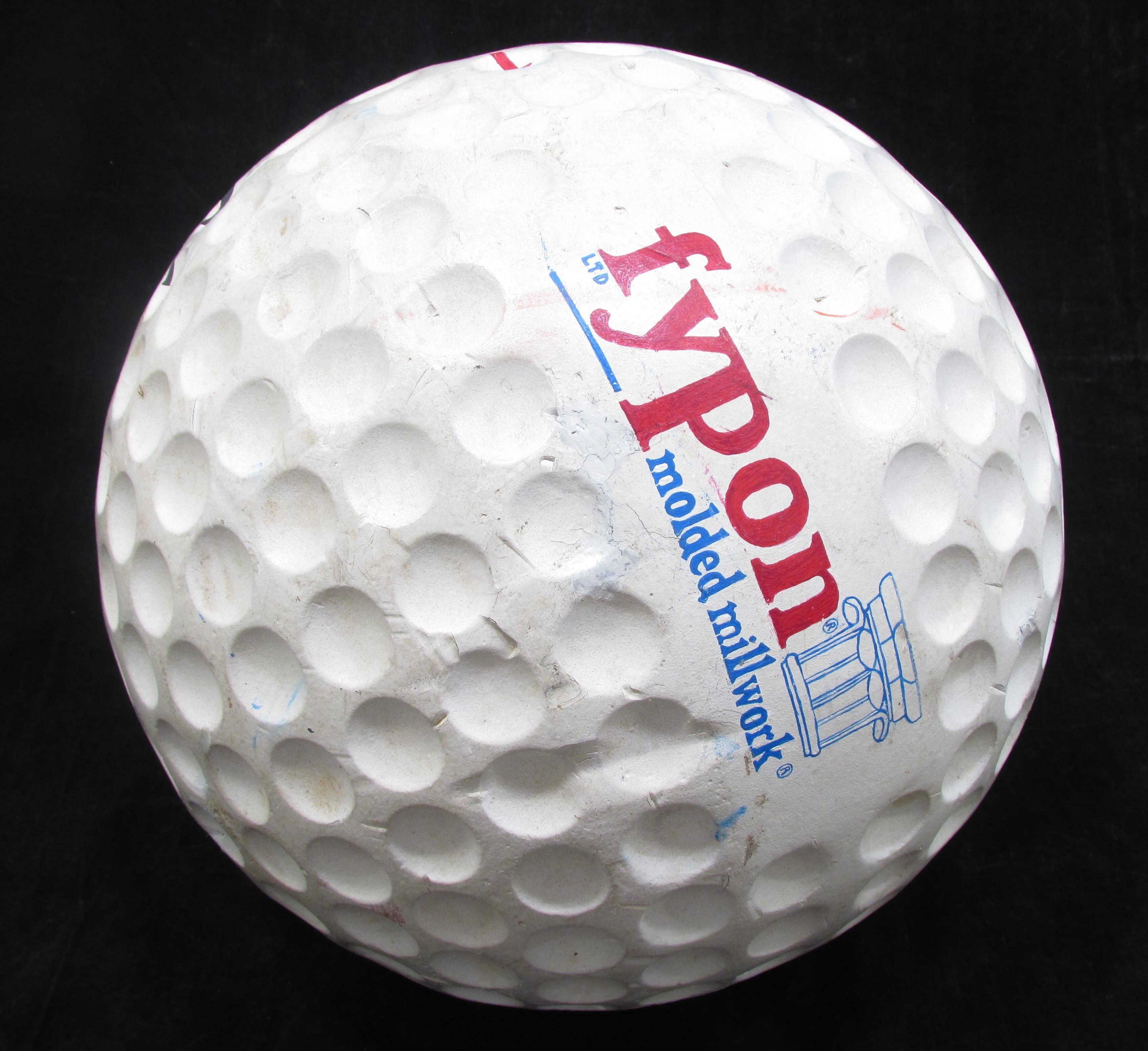 Cast Large Golf Ball Store Trade Sign