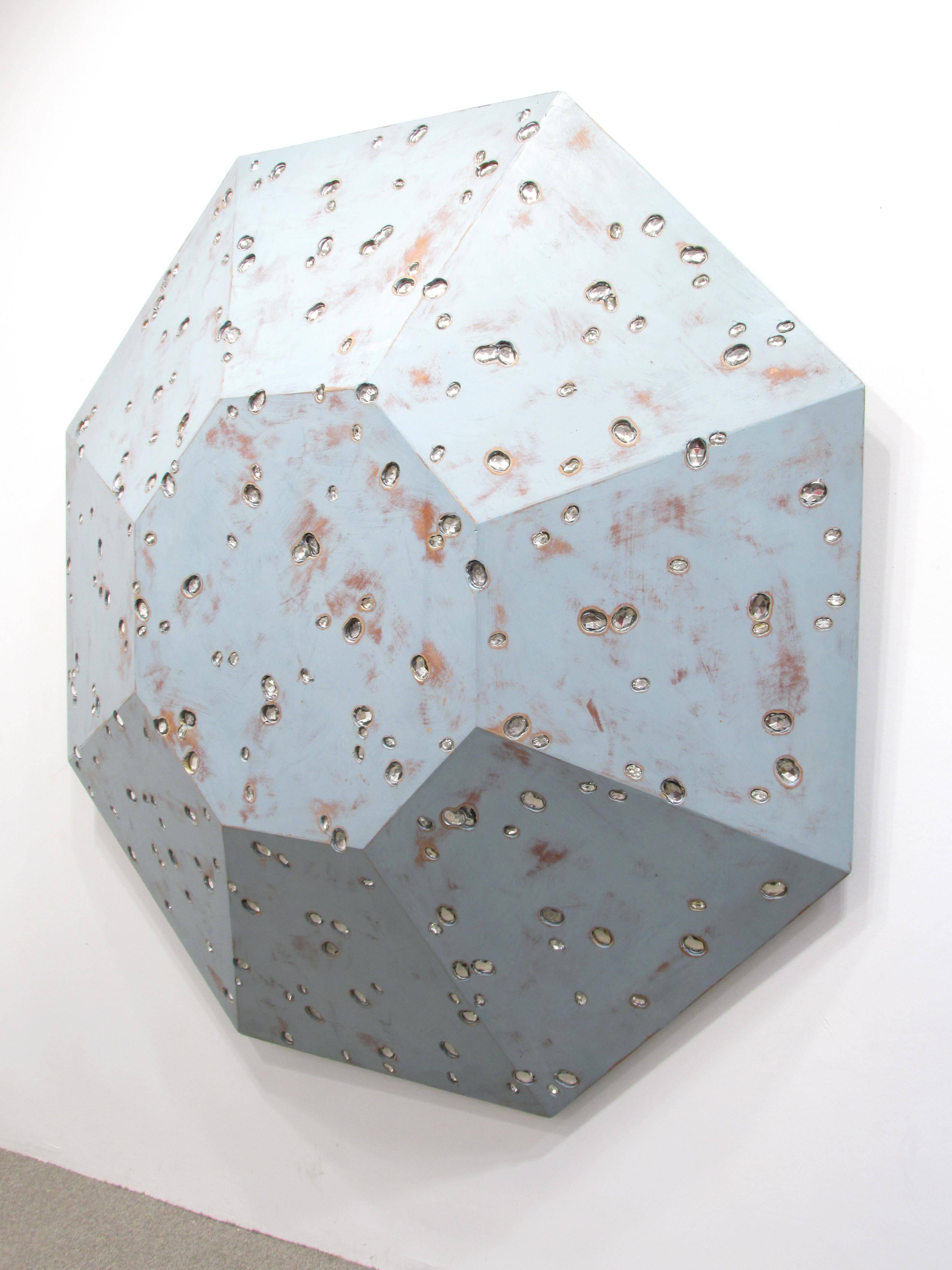 Post-Modern John Torreano Diamond Wall Mounted Sculpture