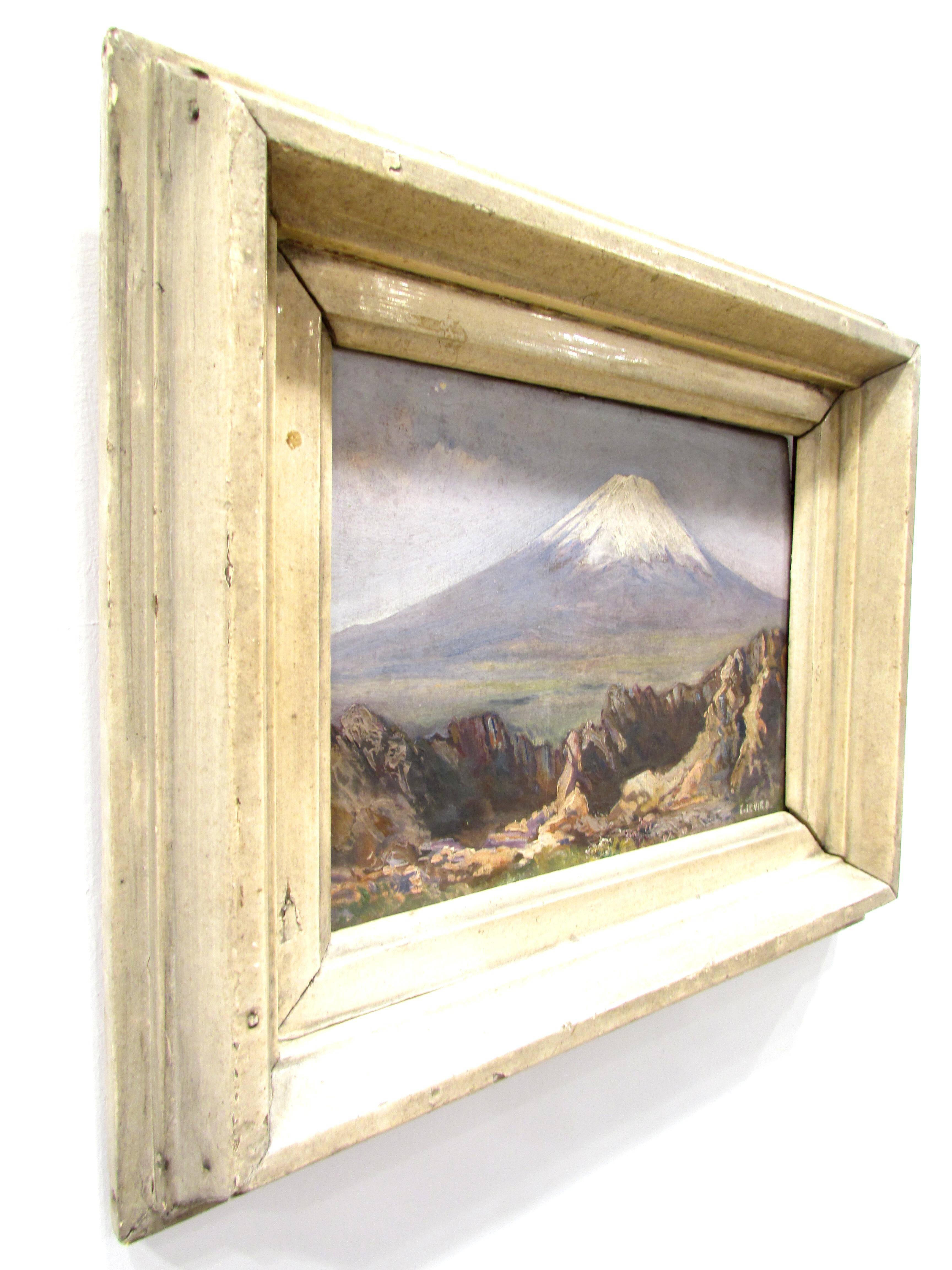 20th Century Mt. Fuji Painting by K. Ichiro