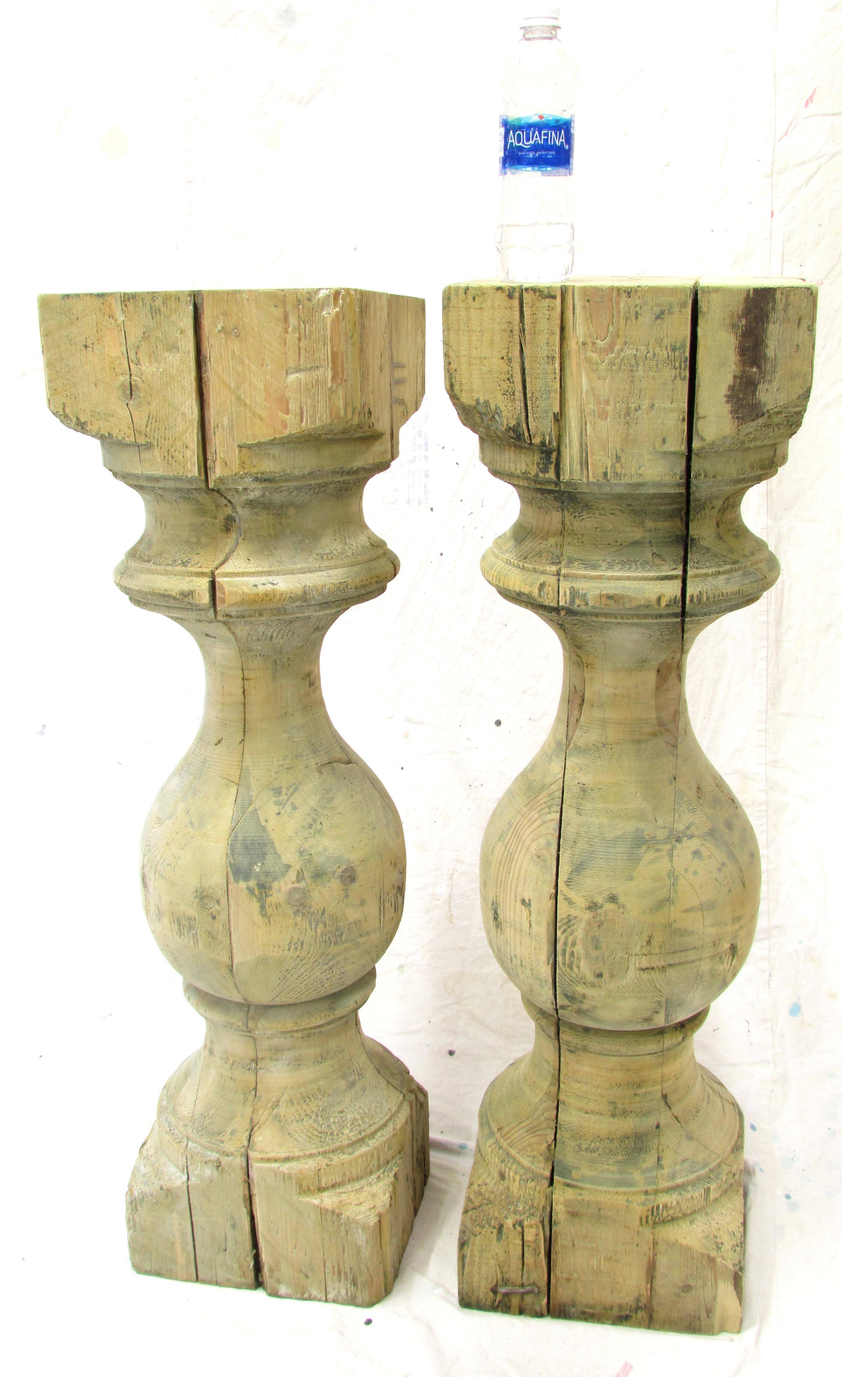 antique wood balusters for sale