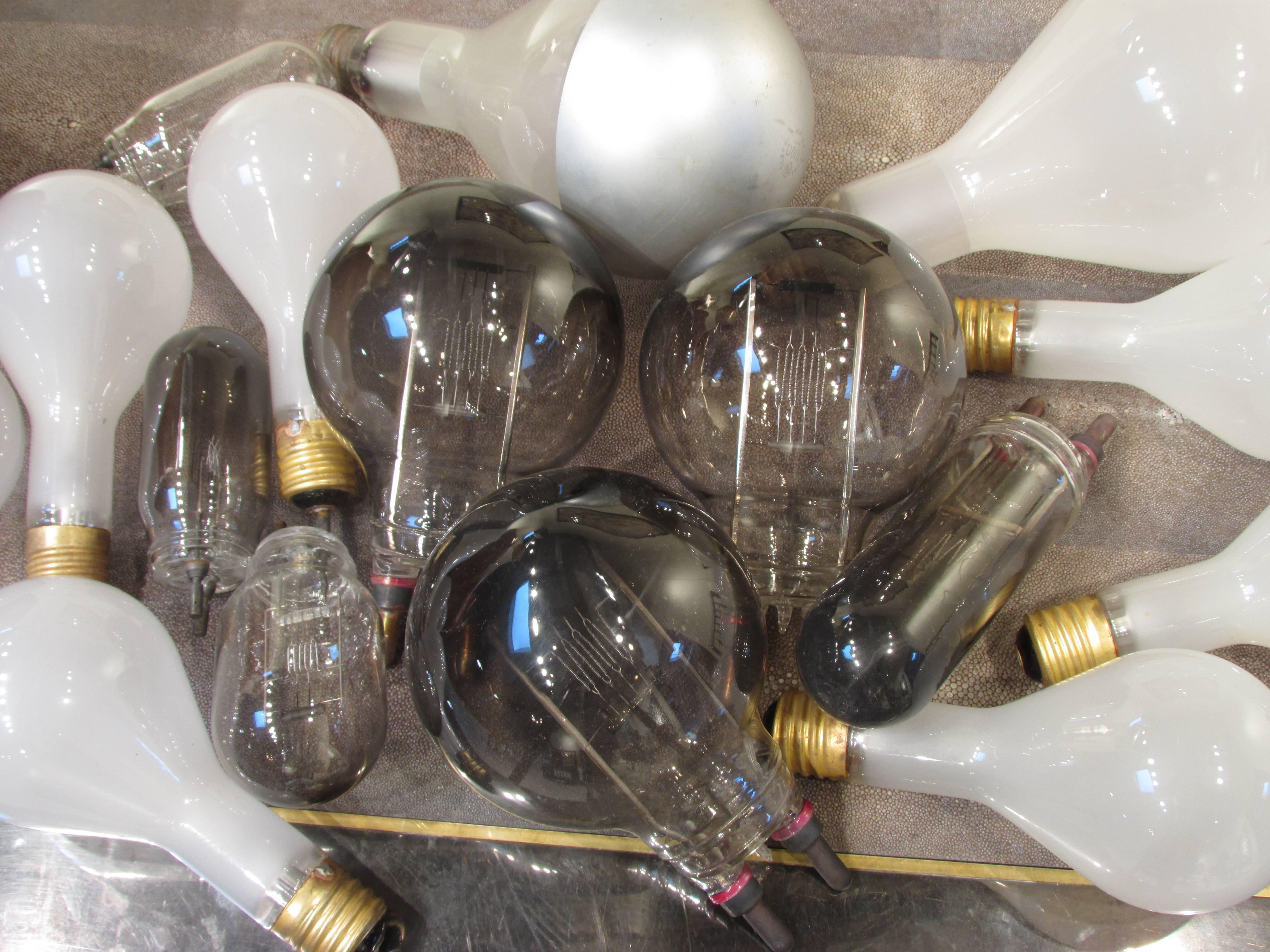 Industrial Collection of Vintage Light Blubs For Sale