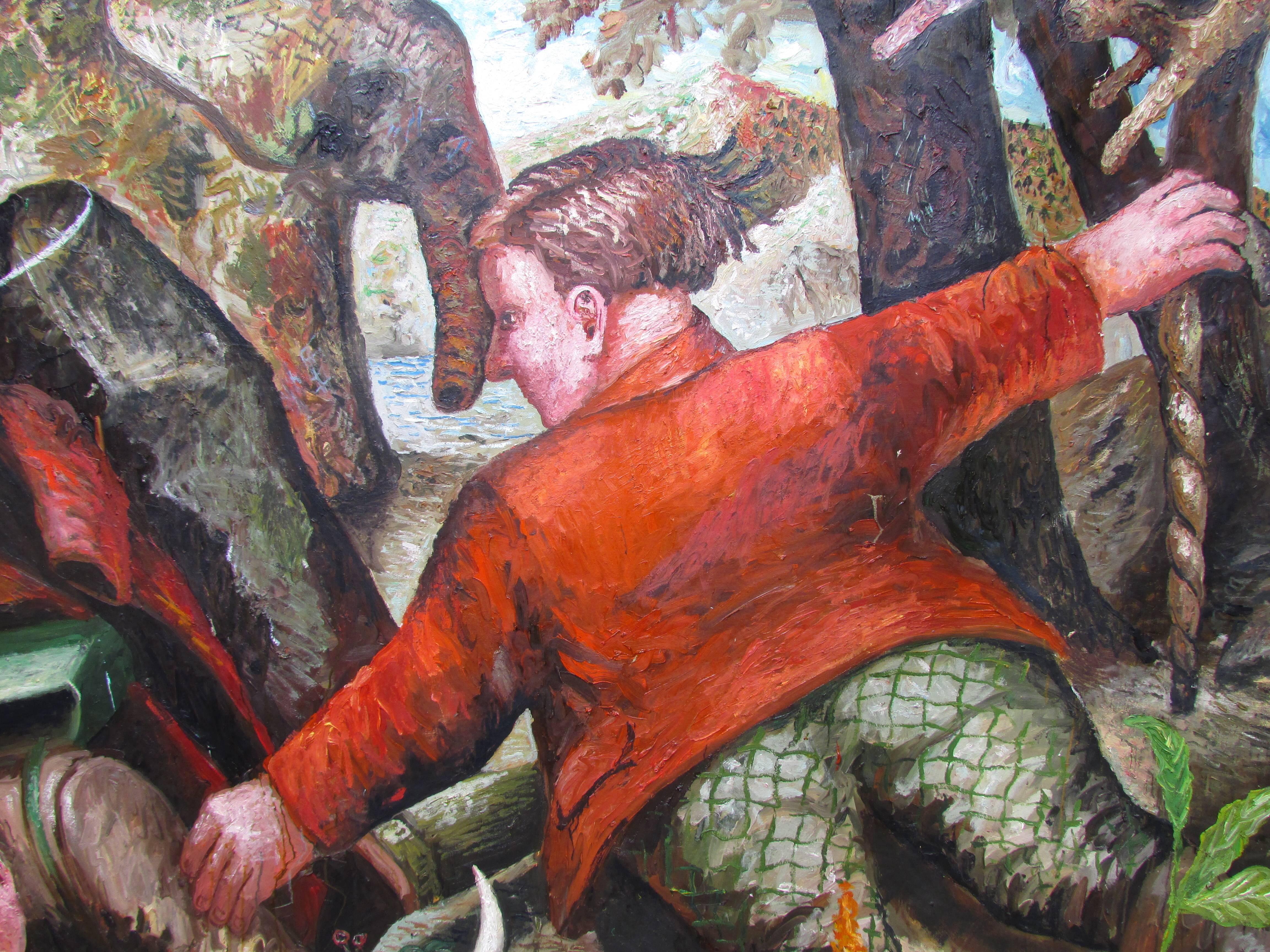 Hand-Painted Steven Campbell 