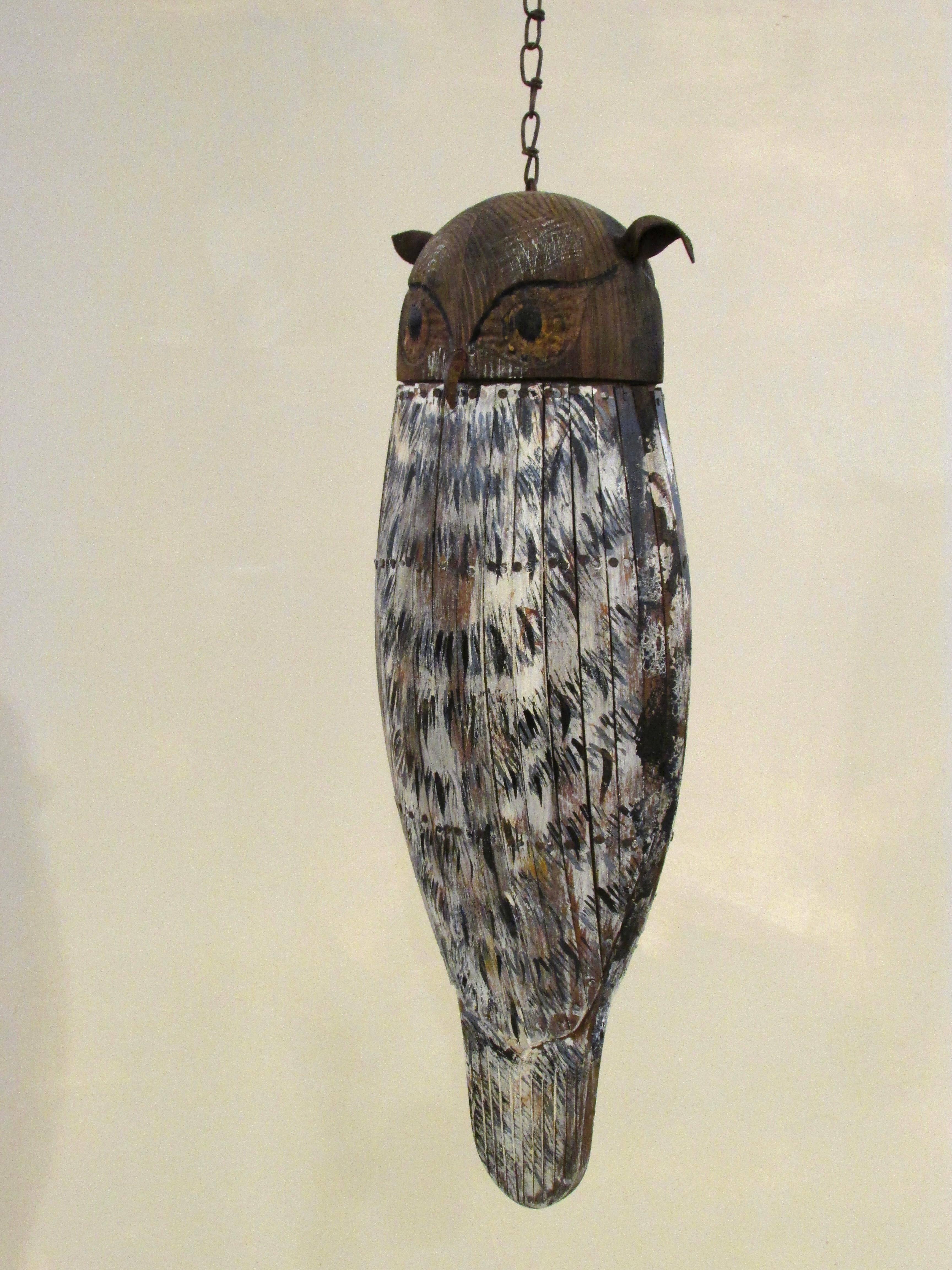 hanging owl decoy
