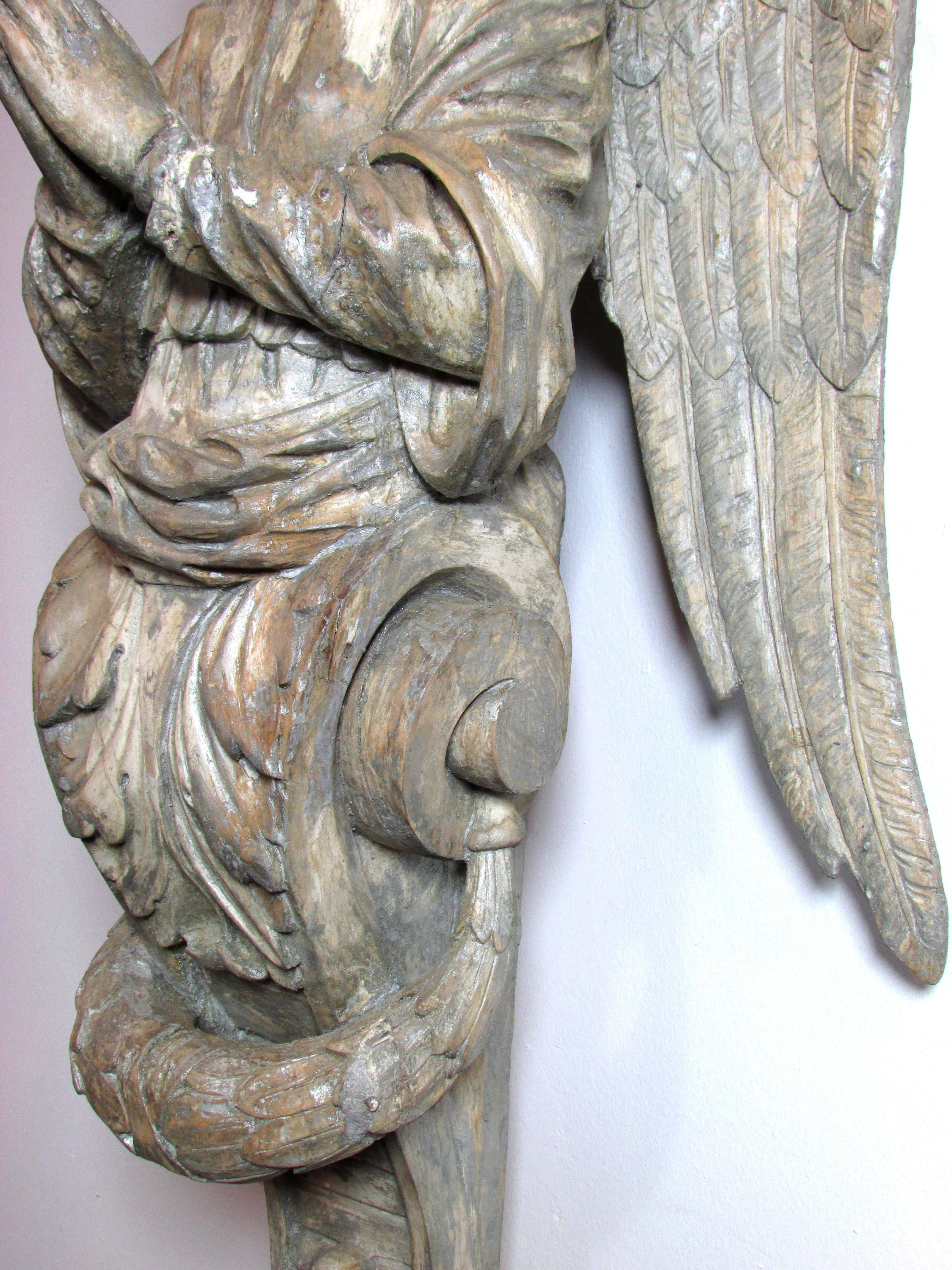 19th Century Angel Sculpture
