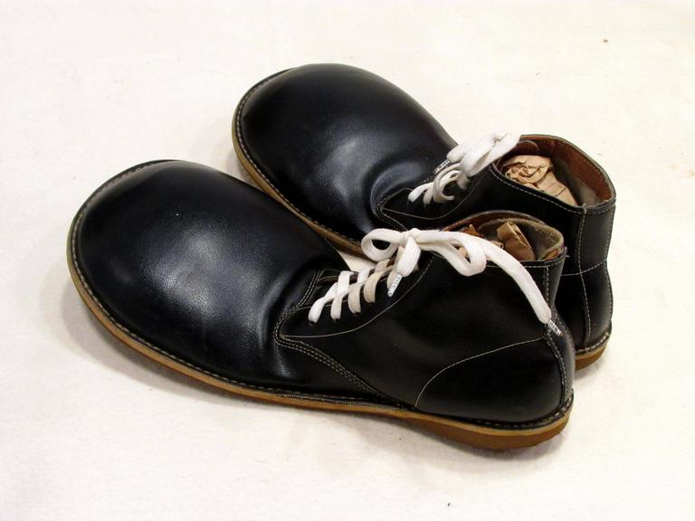 Black Formal Vintage Clown Shoes at 1stdibs