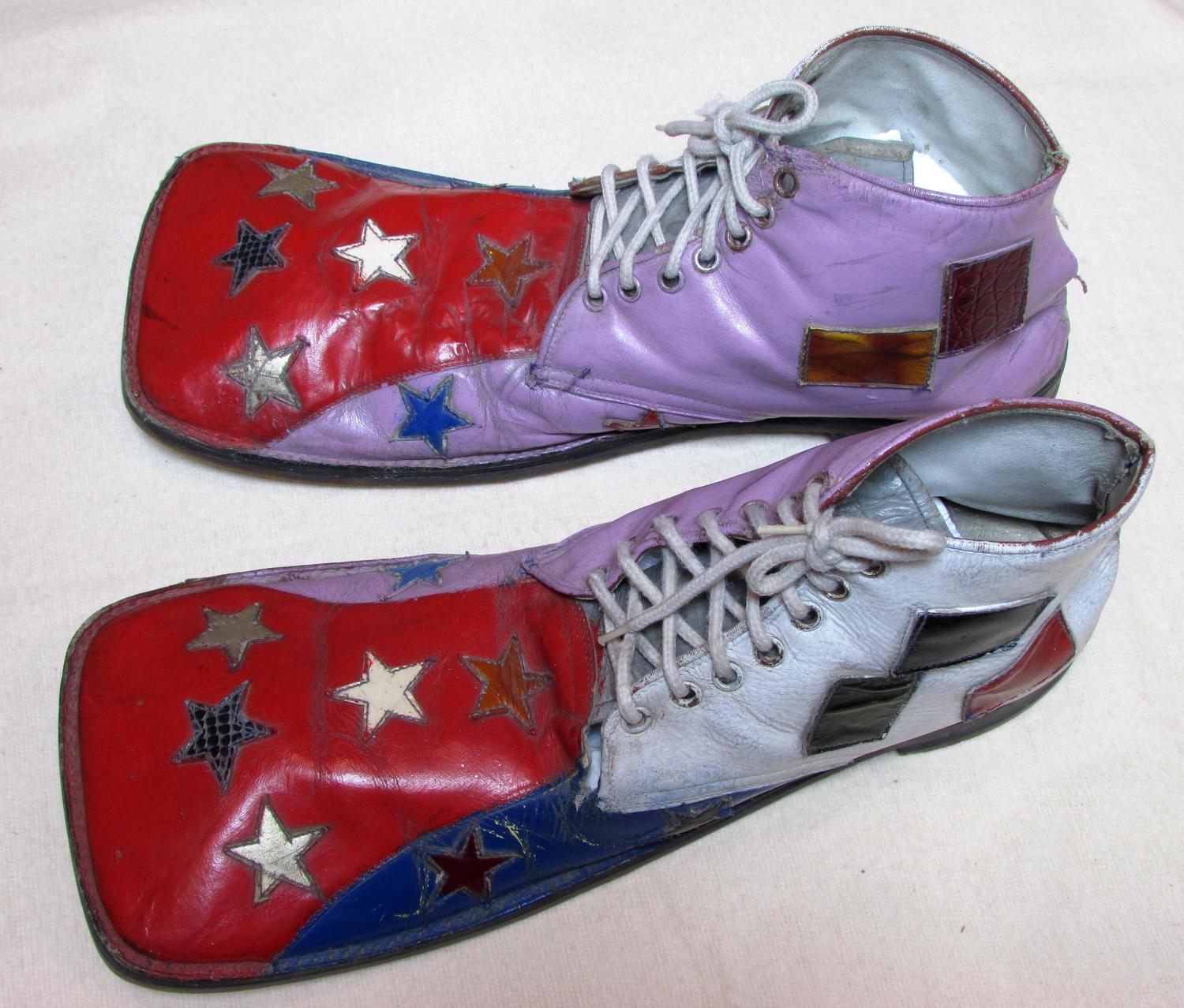 Long Toe Hobo Clown Shoes at 1stdibs