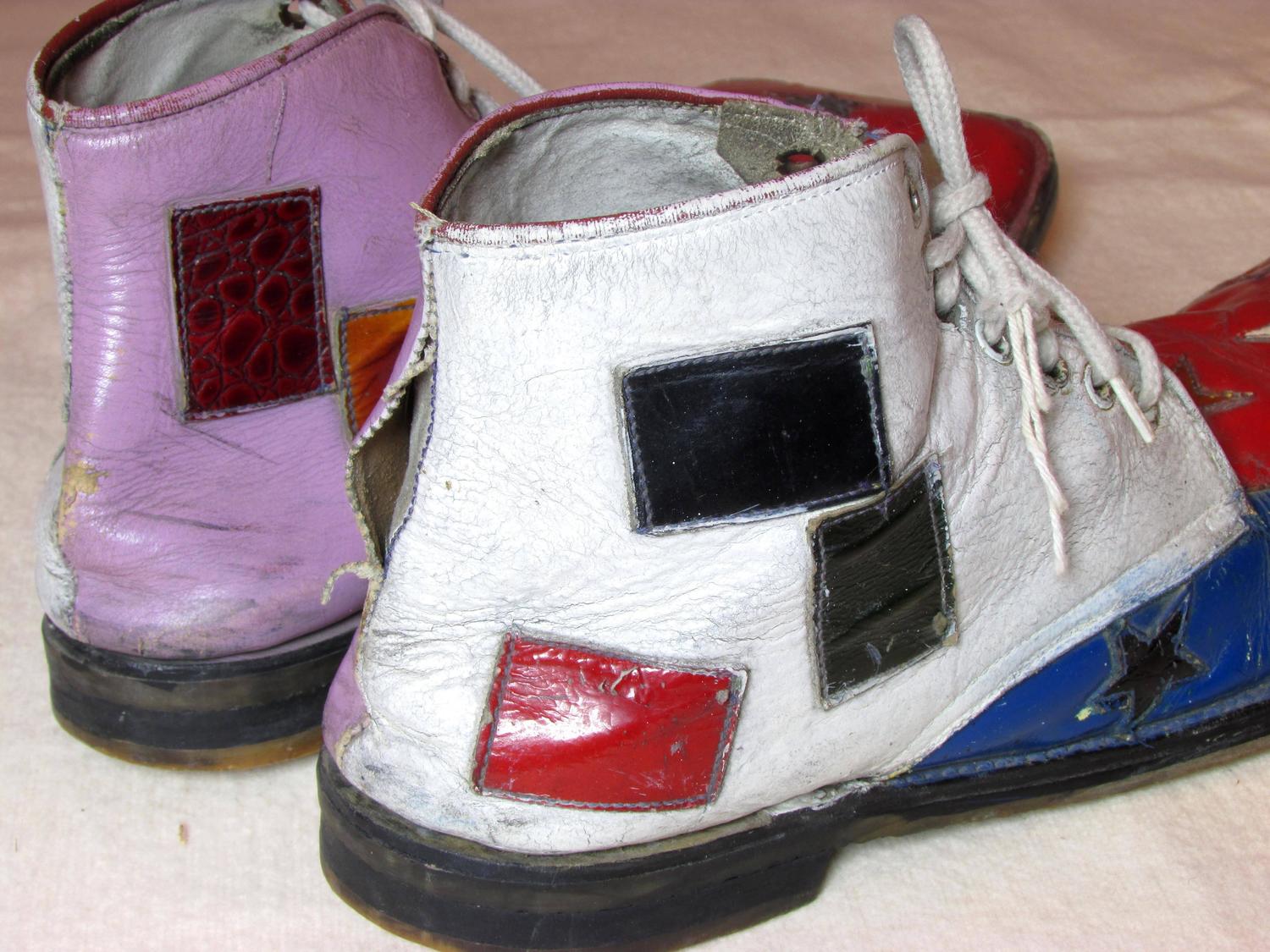 Long Toe Hobo Clown Shoes at 1stdibs