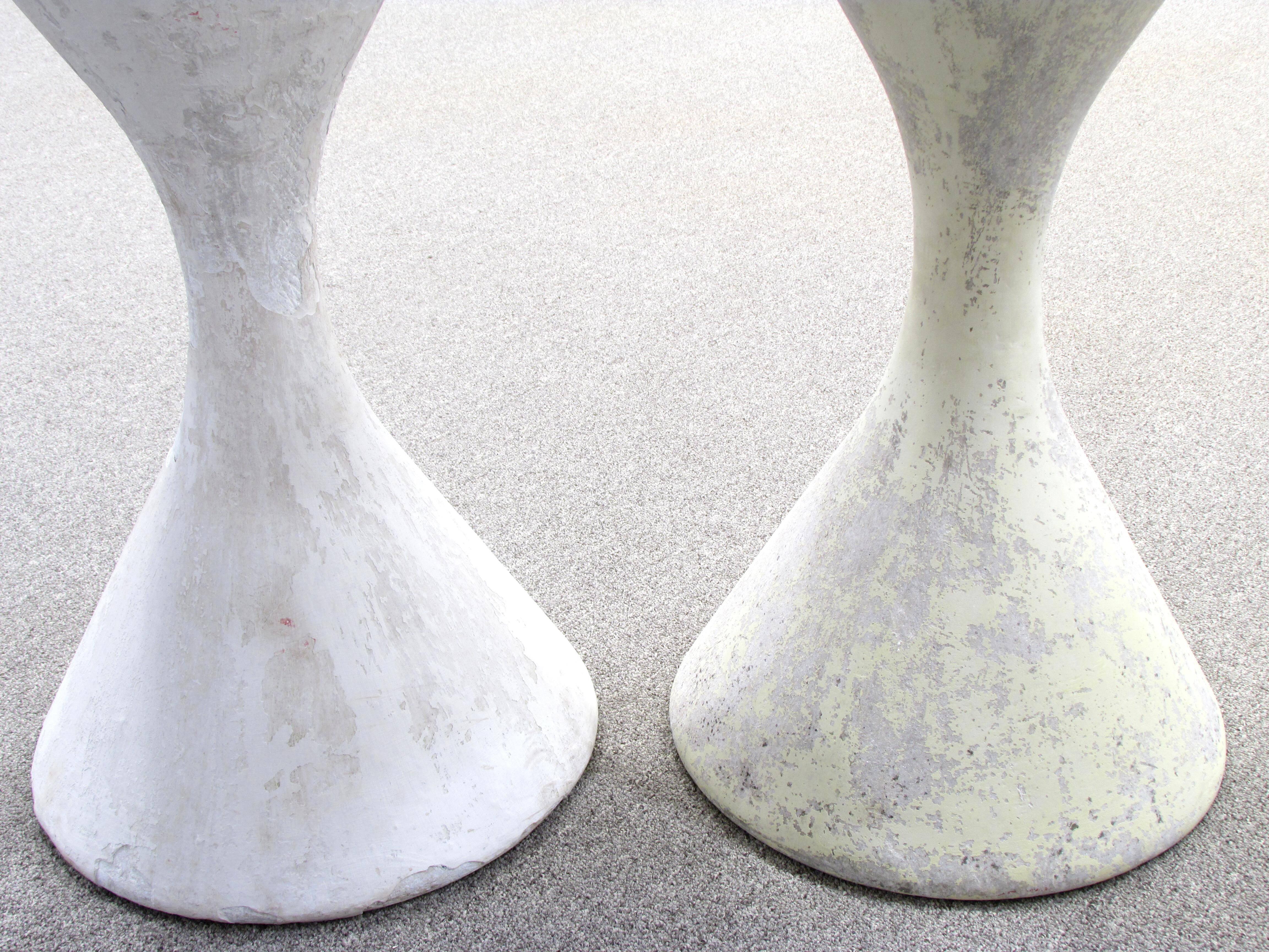 Cement Willy Guhl Hourglass Planter