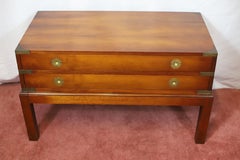 Stunning Small Military Campaign Style Coffee Table