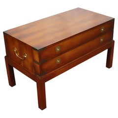 Stunning Small Military Campaign Style Coffee Table