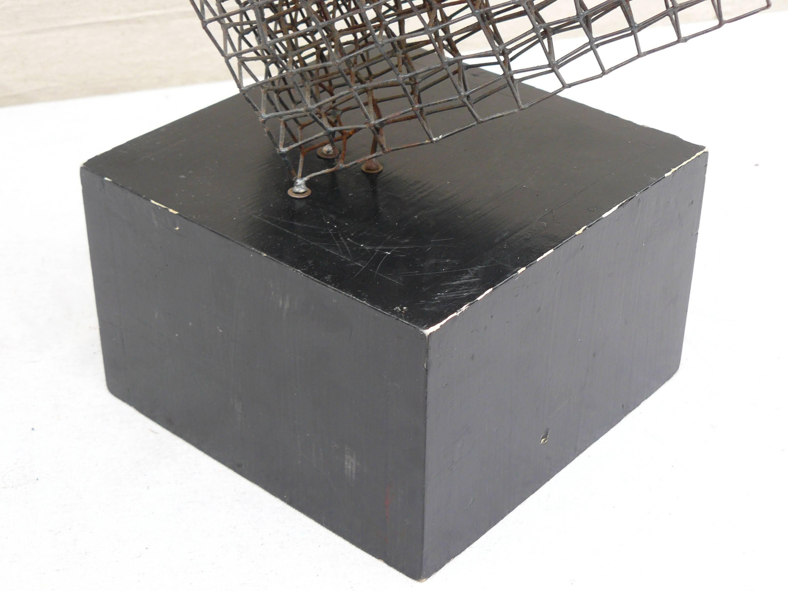 20th Century Abstract Wire Sculpture 