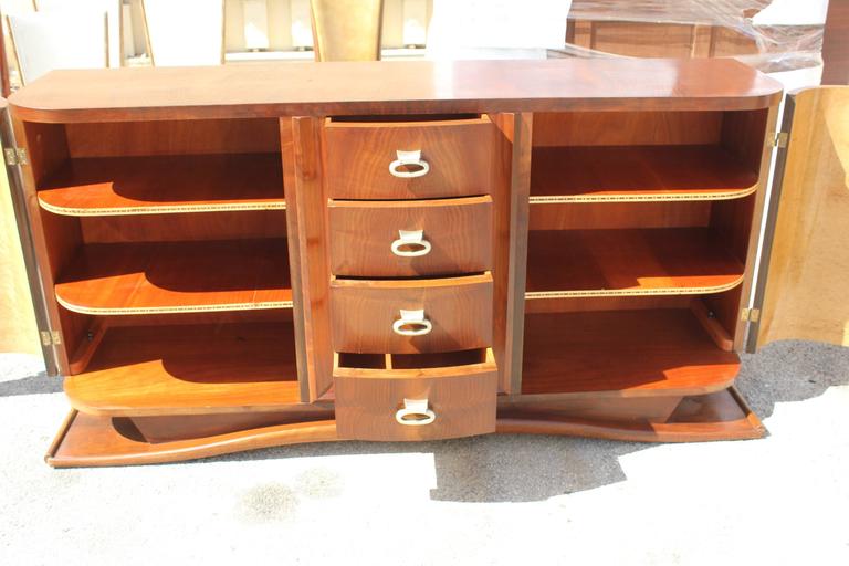 Classic French Art Deco Sideboard / Buffet Mahogany, circa 1940s at 1stdibs