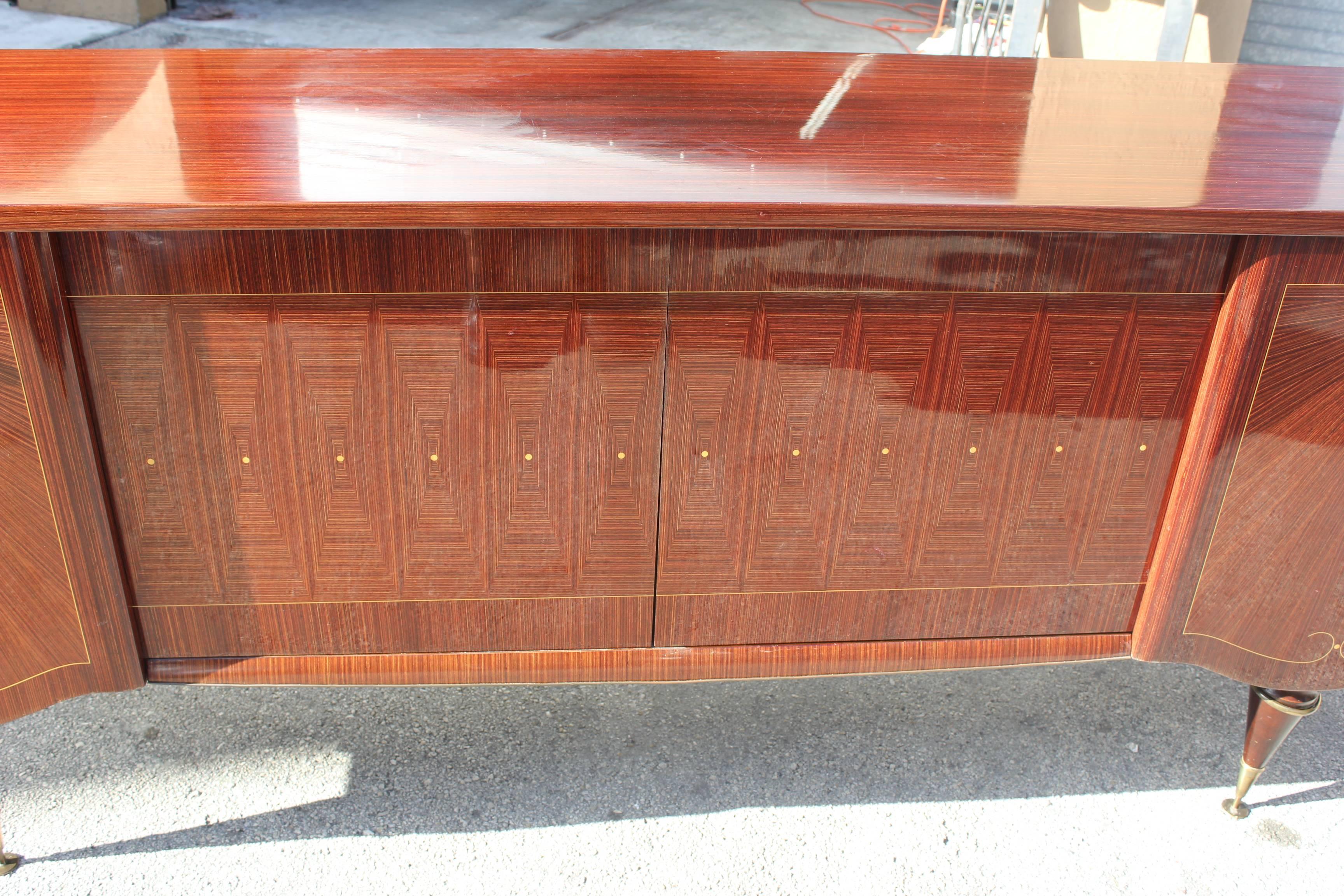 Art Deco/ Art Modern Sideboard / Buffet Macassar Ebony 